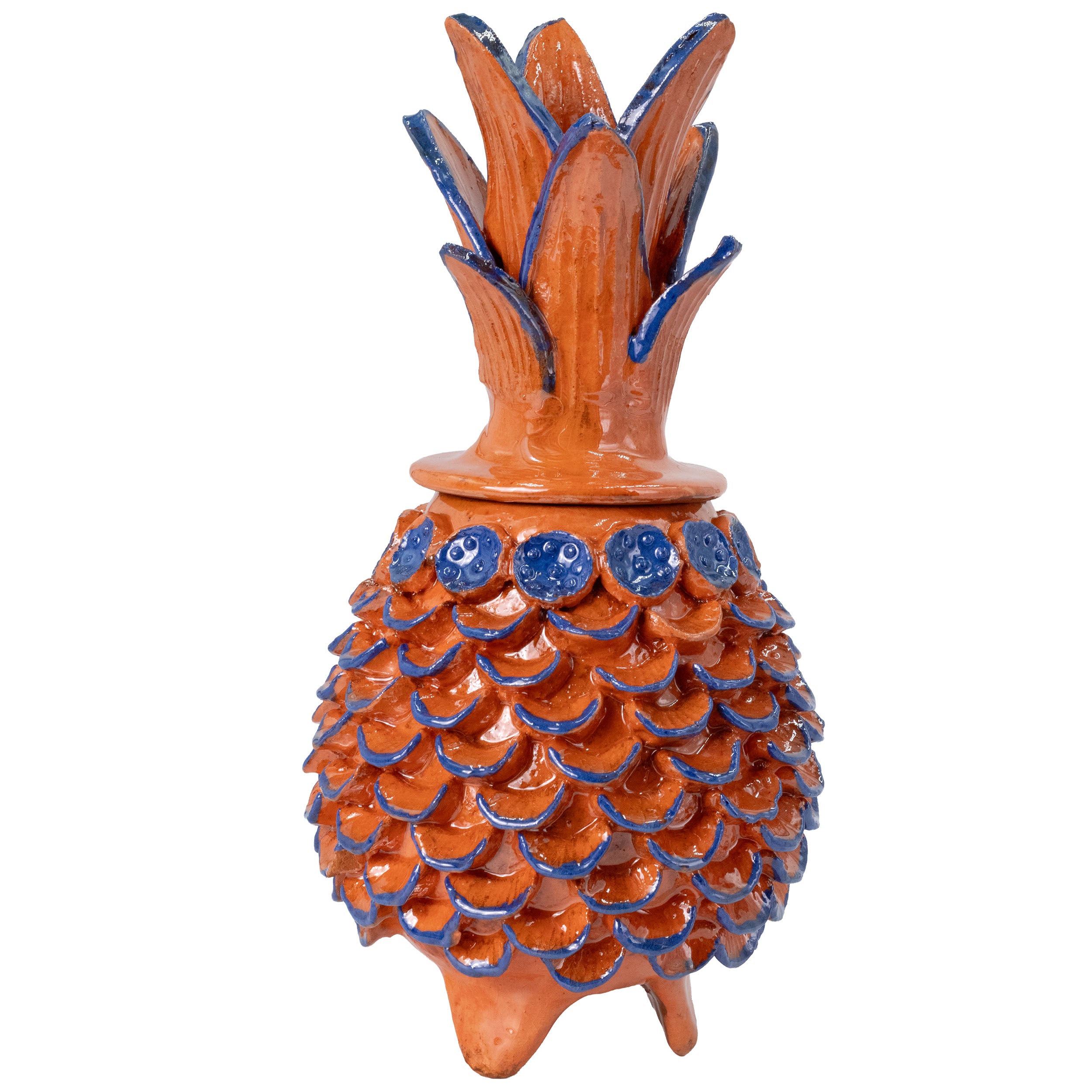 Piña Alta 11" Decorative Pineapple Sculpture