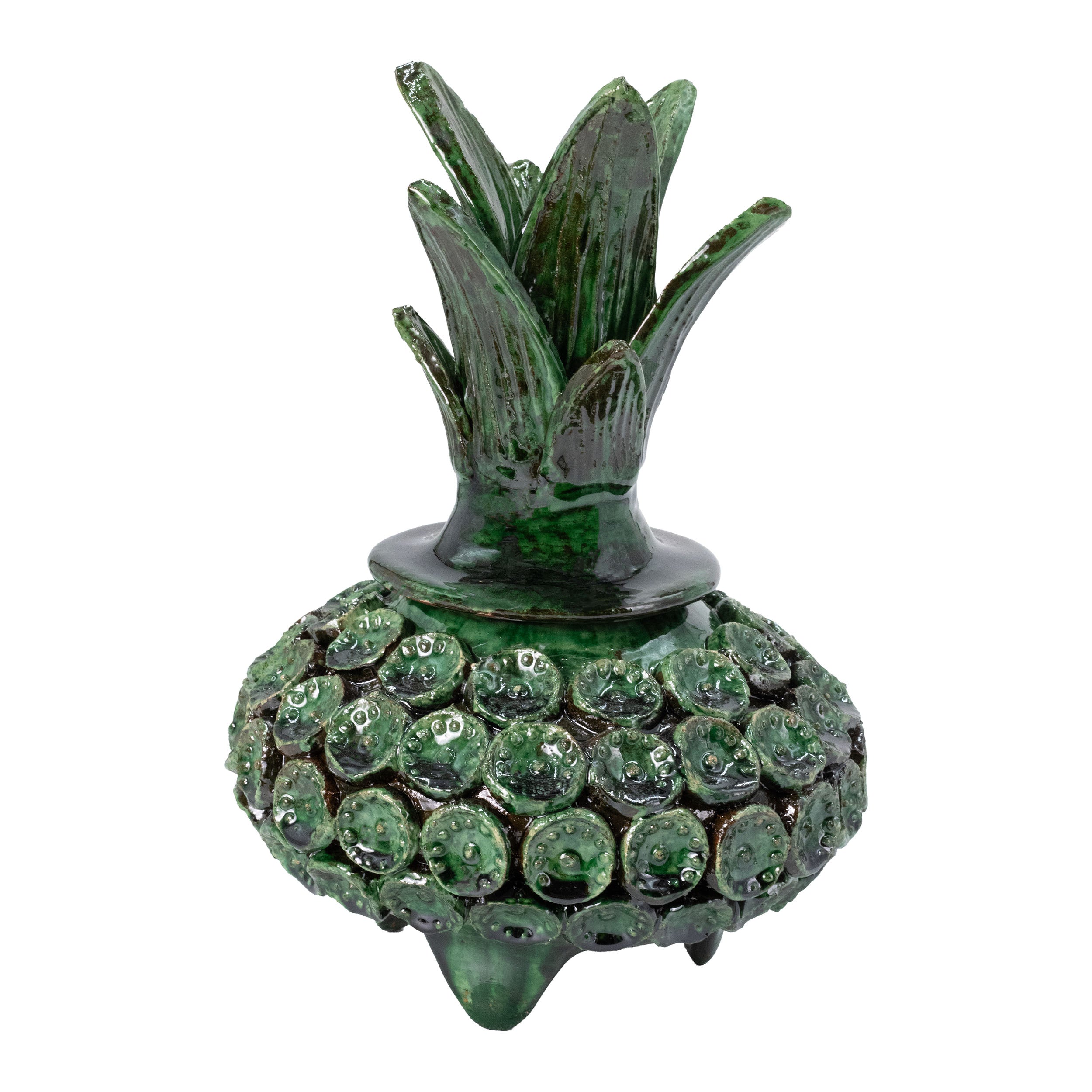 Piña Húngara Wide 10" Decorative Pineapple Sculpture