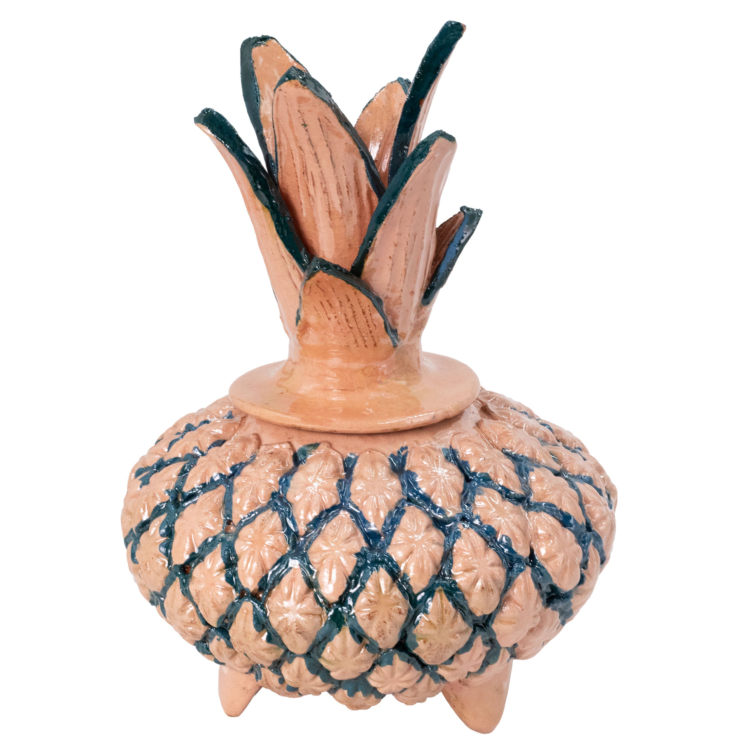 Piña Húngara Wide 10" Decorative Pineapple Sculpture