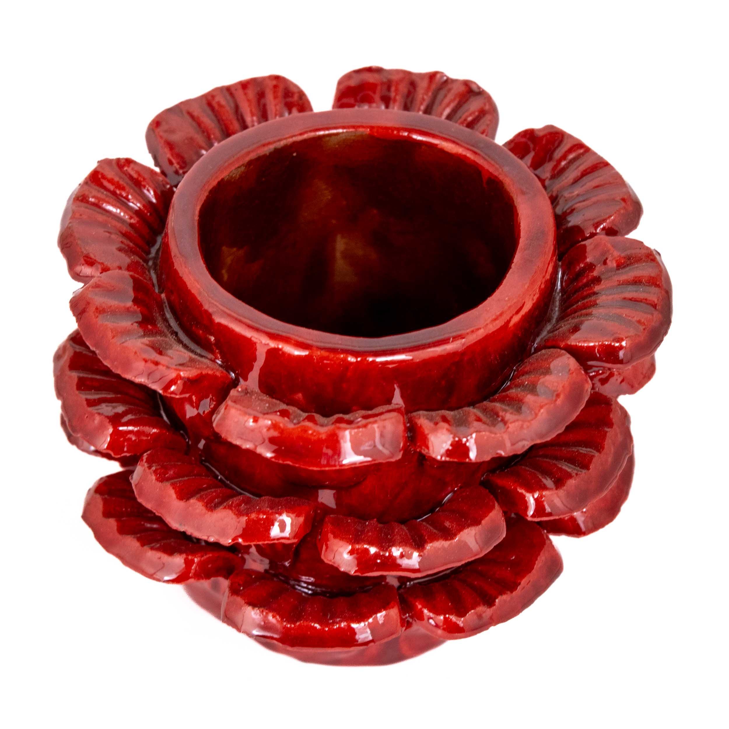 Barro Vidriado Piñado Decorative Clay Cup