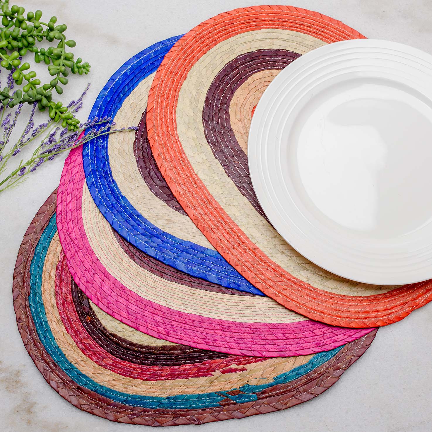 Handwoven Palm Placemats