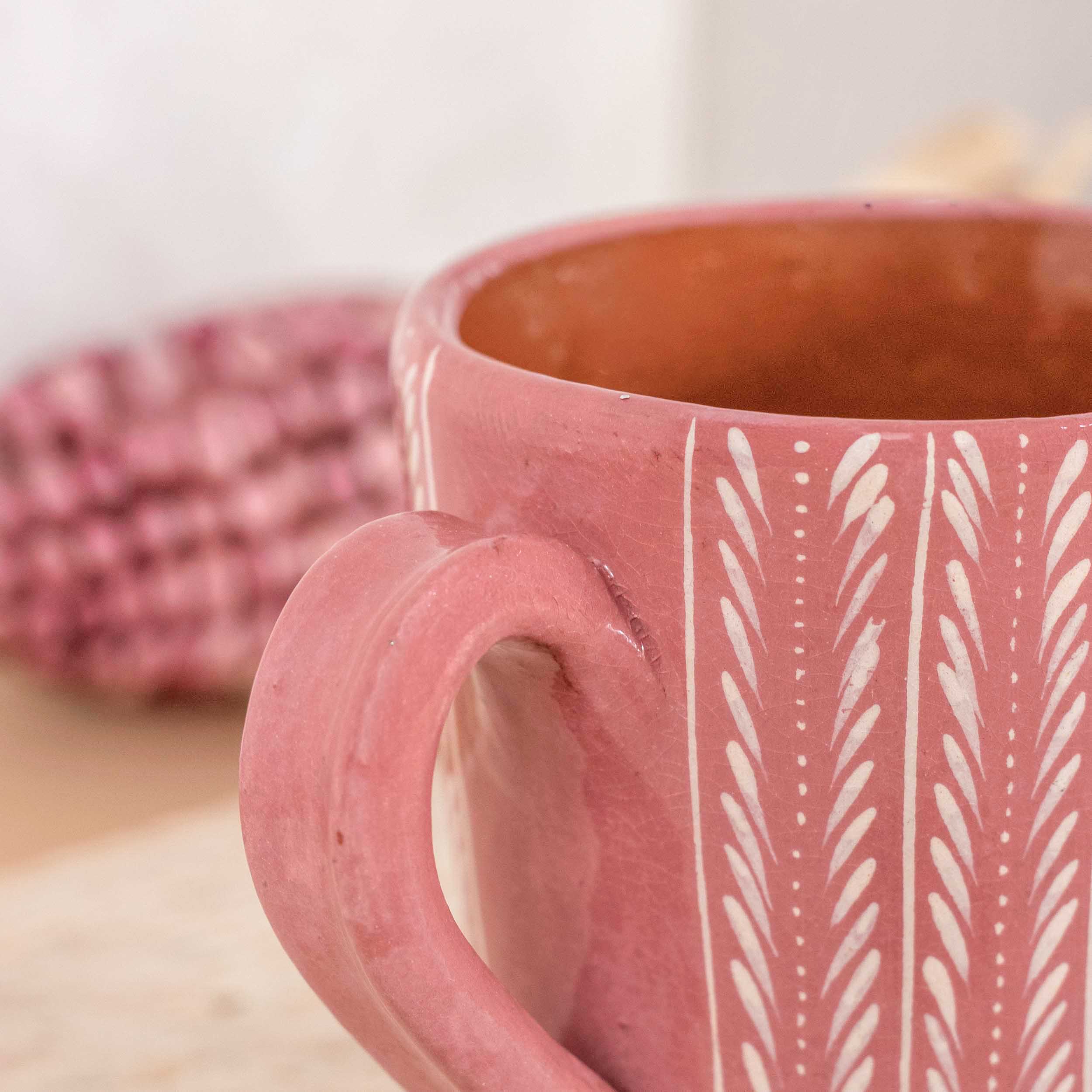 Capula Rhythmic Brushstrokes Mug