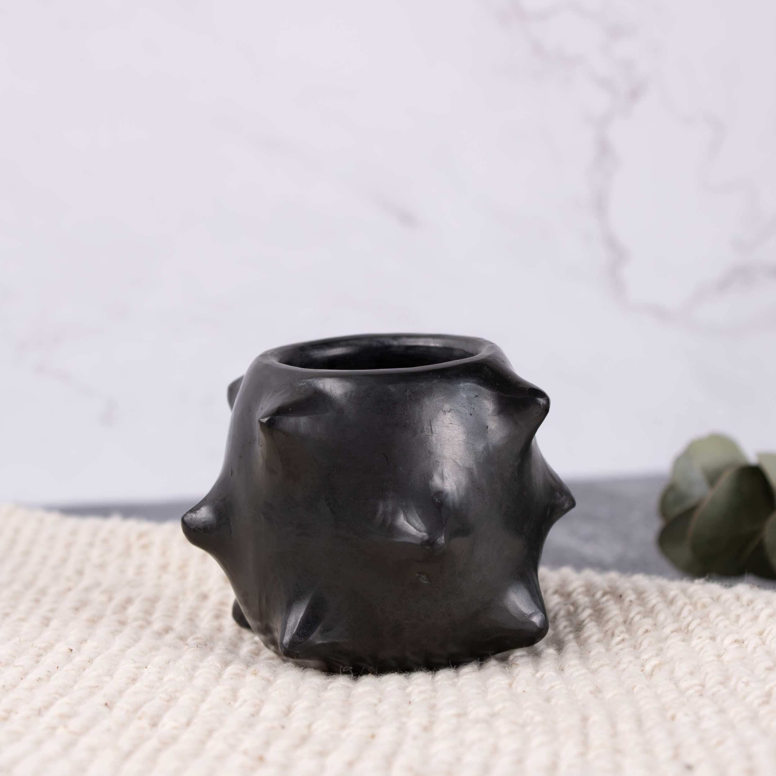 Pochote Barro Negro, Black Clay, Shot Glass