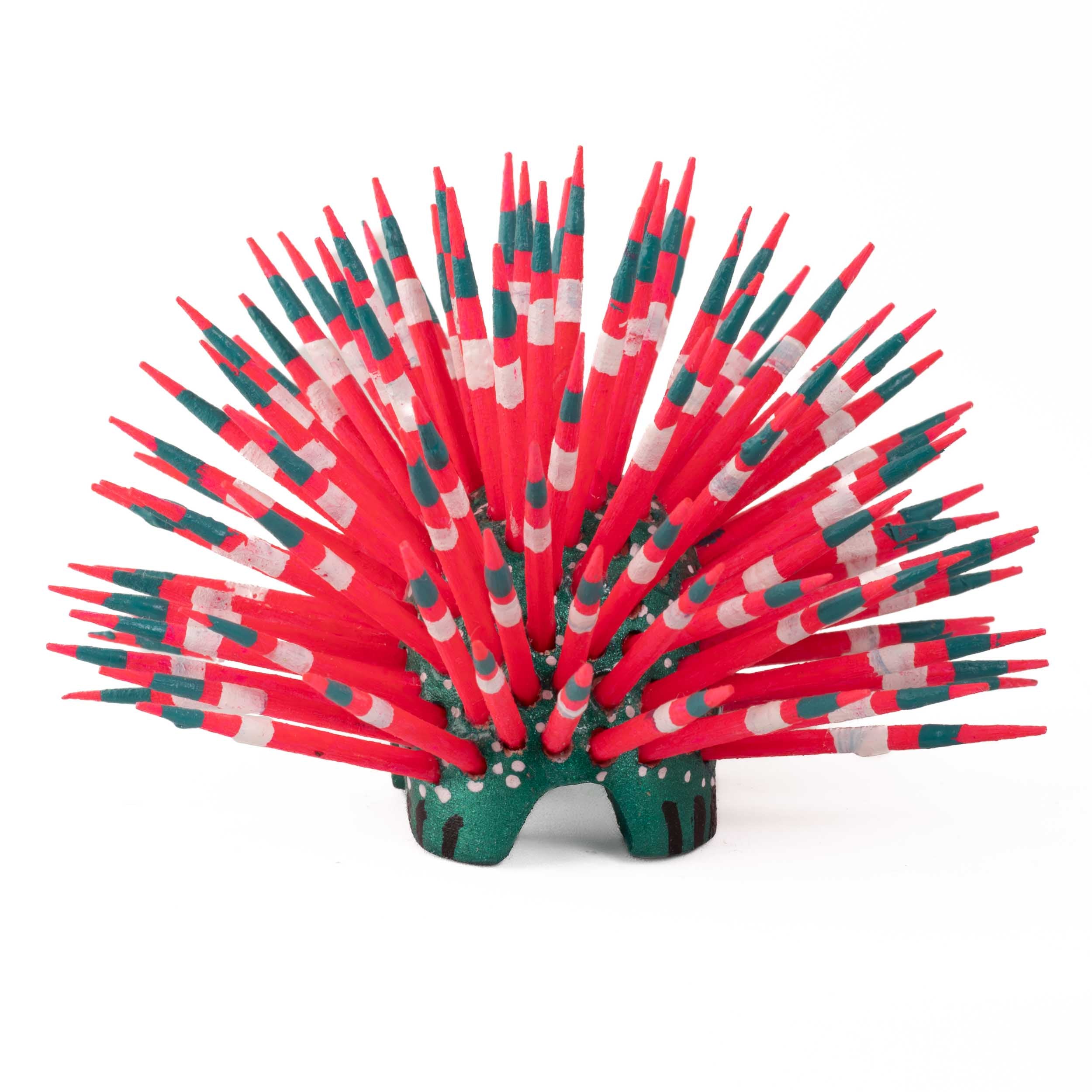 Large Porcupine Wooden Figurine