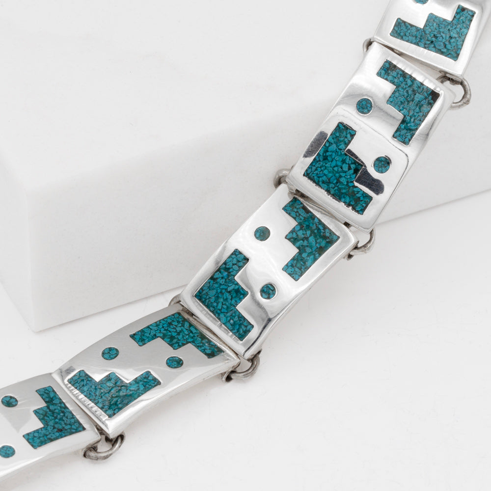 Sterling Silver Taxco's Stairs Bracelet