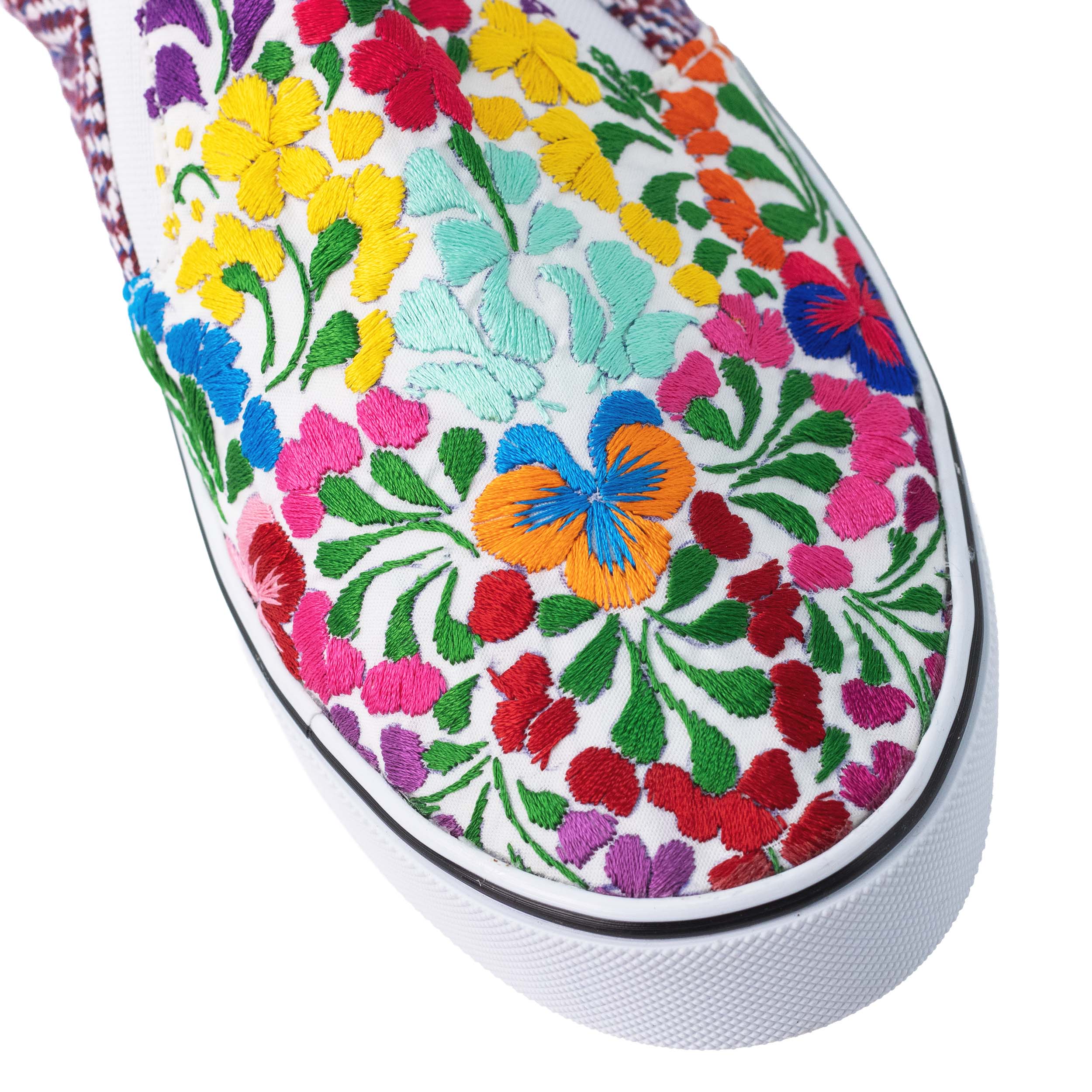 Fiesta San Antonino Floral Embroidered Sneakers