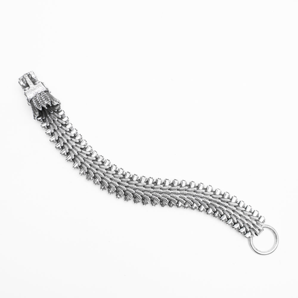 Sterling Silver Quetzalcoatl Bracelet