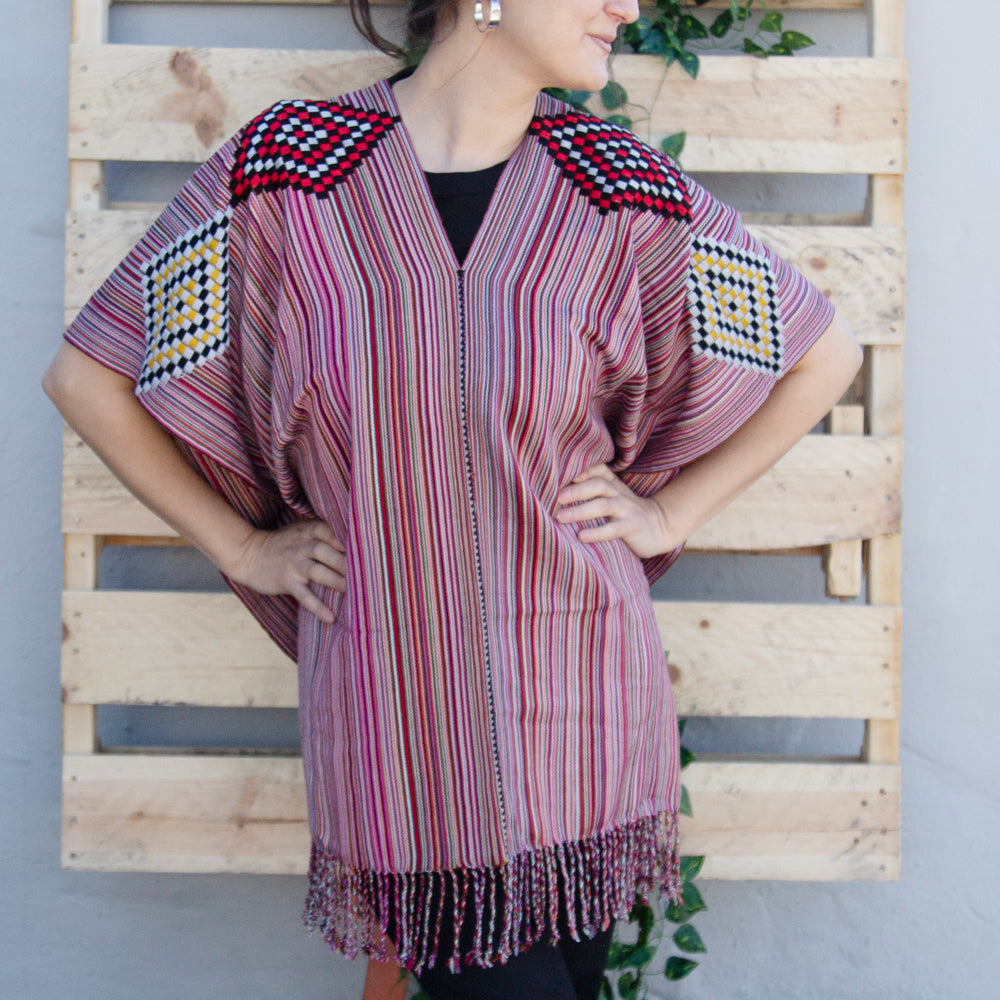 Oxchuc Lines and Rhombus Poncho