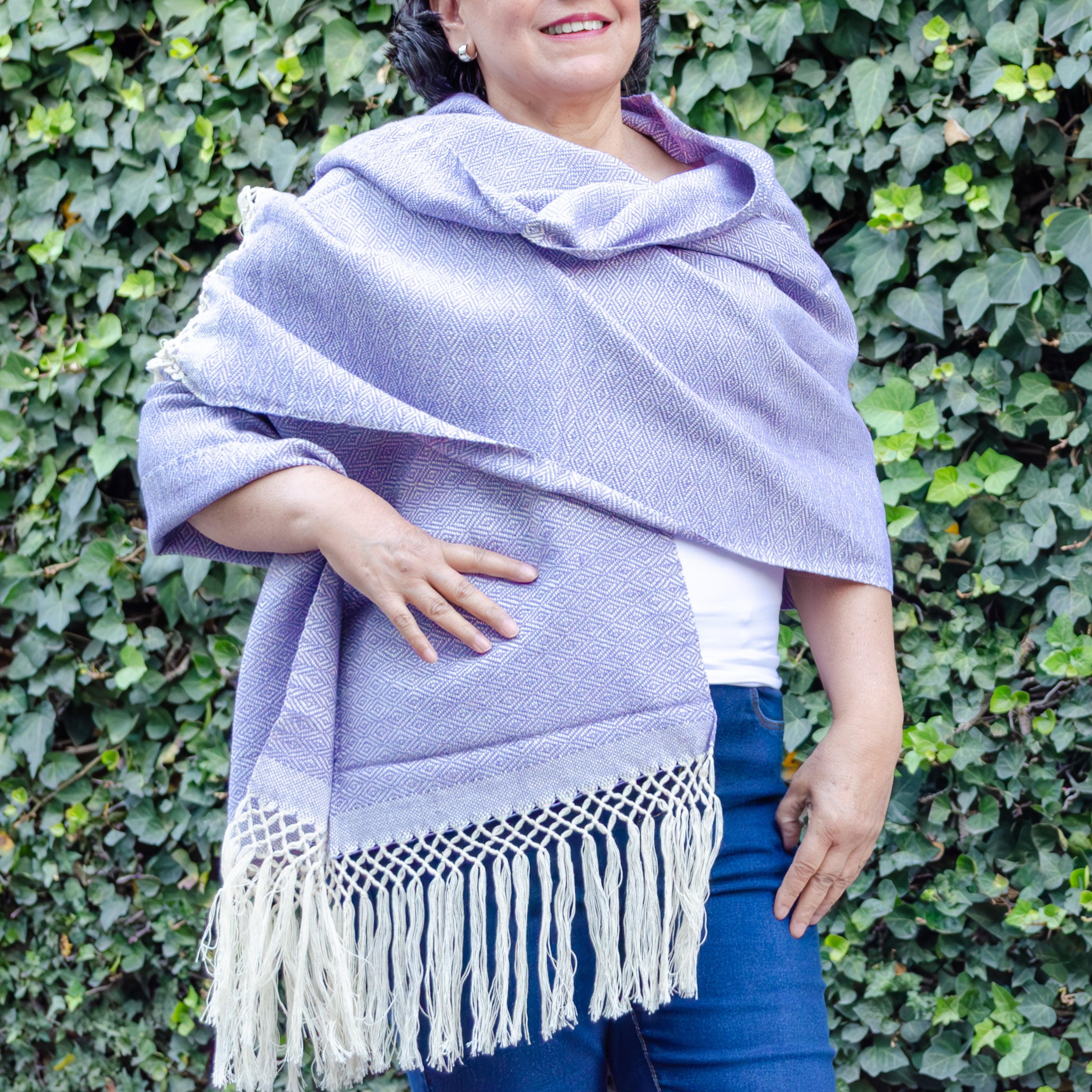 Pedal Loom Telar Woven Cozy Rebozos