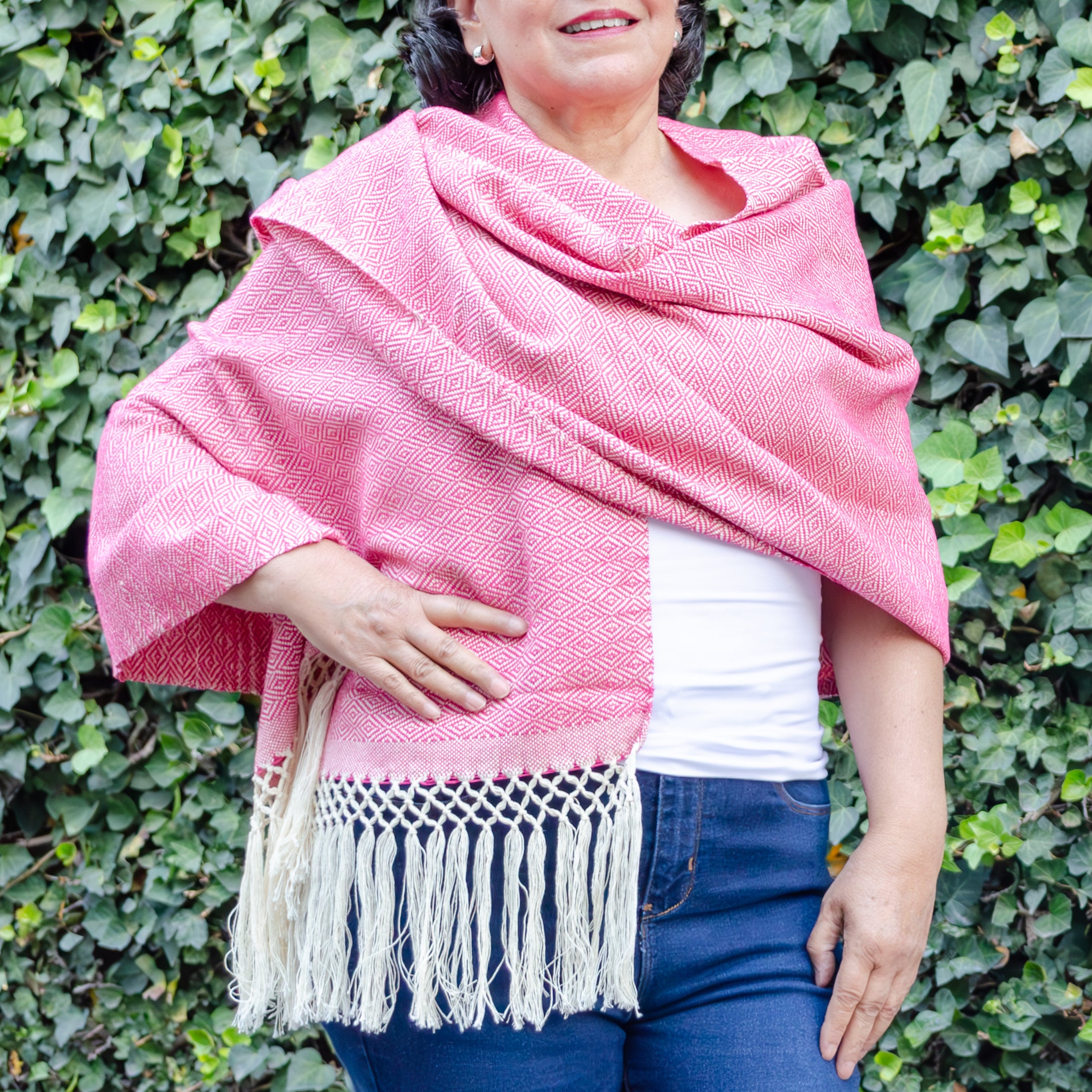 Pedal Loom Telar Woven Cozy Rebozos