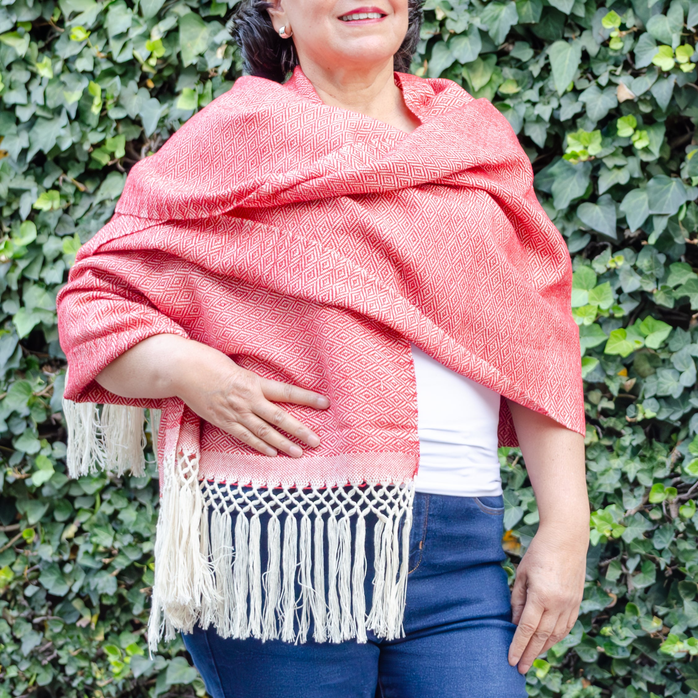 Pedal Loom Telar Woven Cozy Rebozos