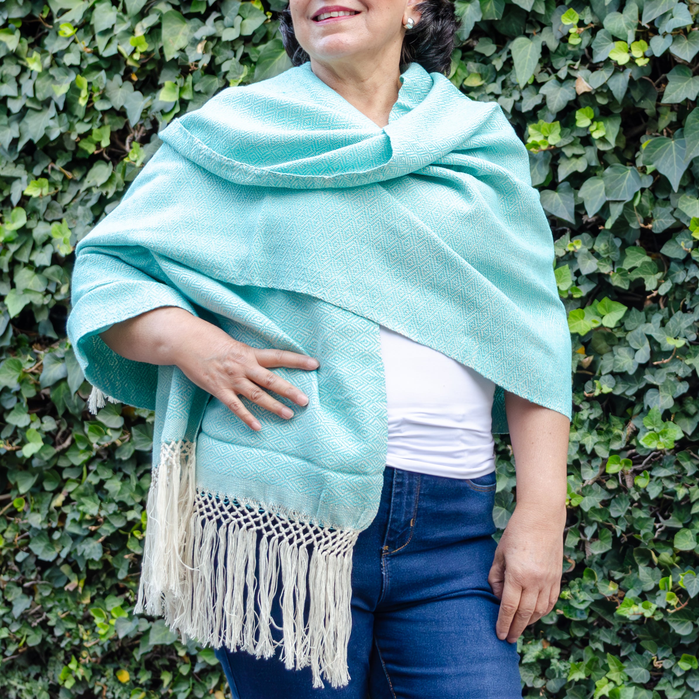 Pedal Loom Telar Woven Cozy Rebozos