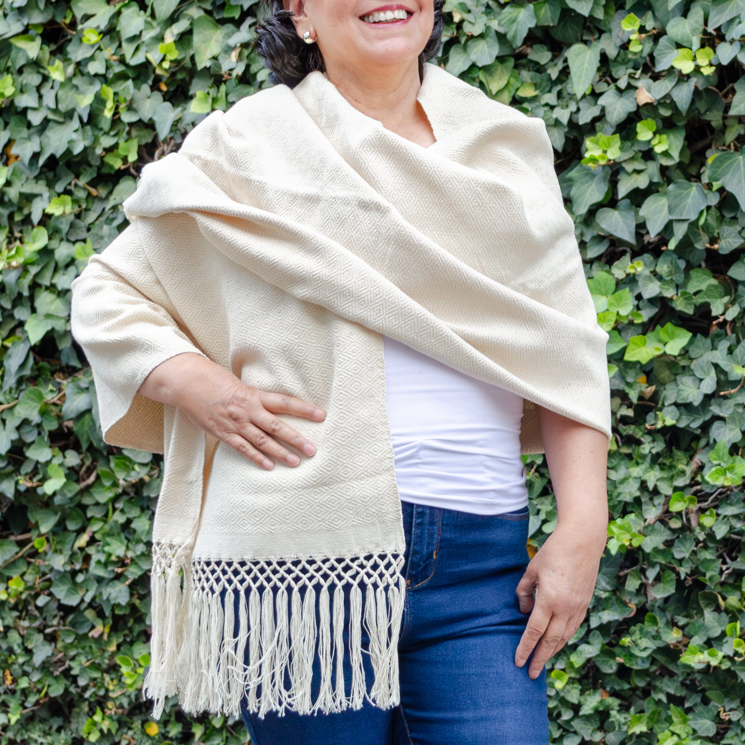 Pedal Loom Telar Woven Cozy Rebozos