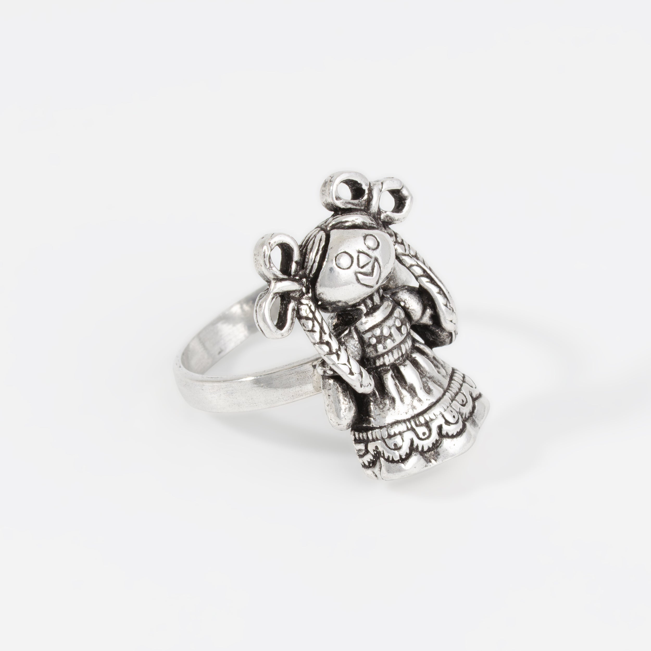 Sterling Silver Lele Doll Ring | Lolo Mexican Mercadito