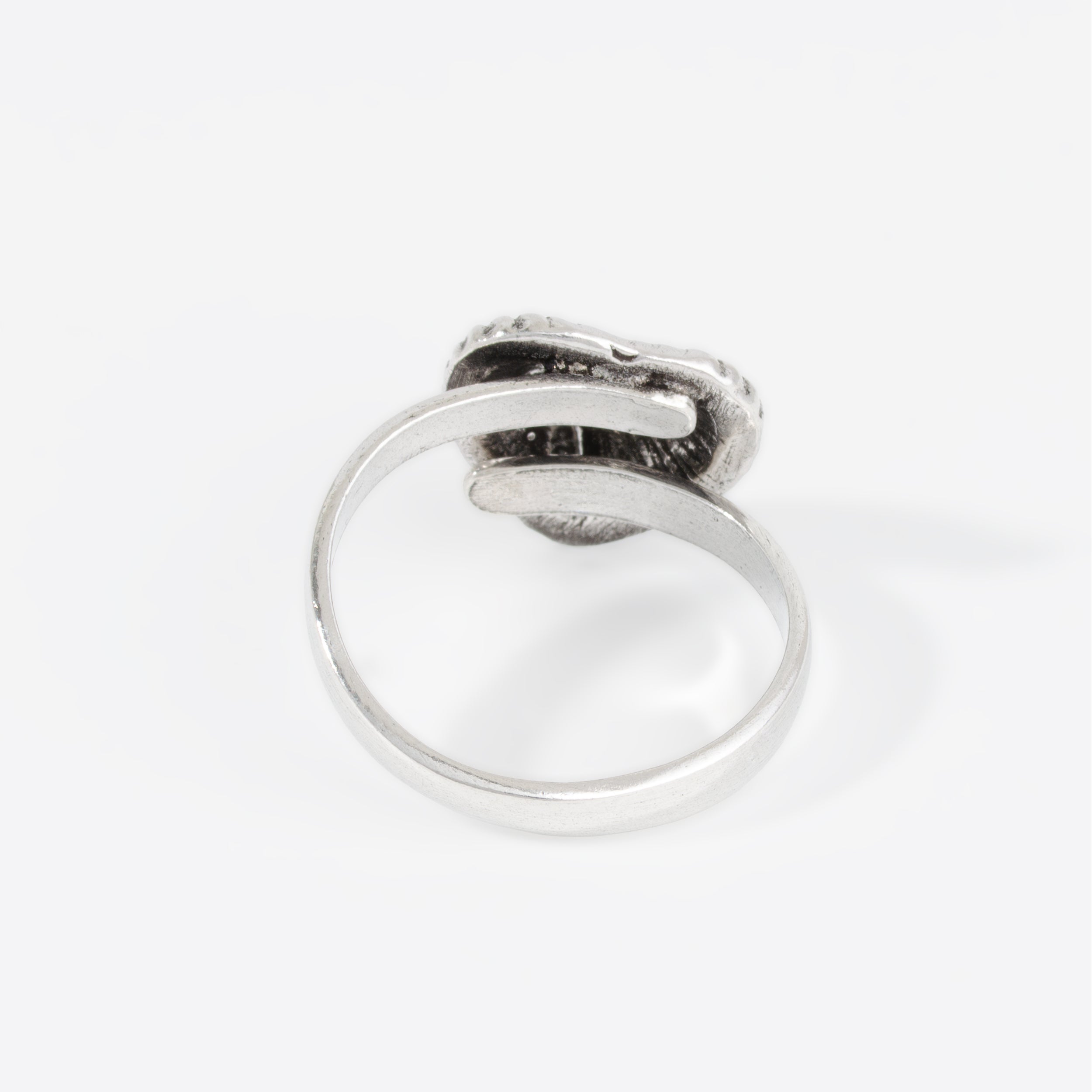 Sterling Silver Tied Heart Ring