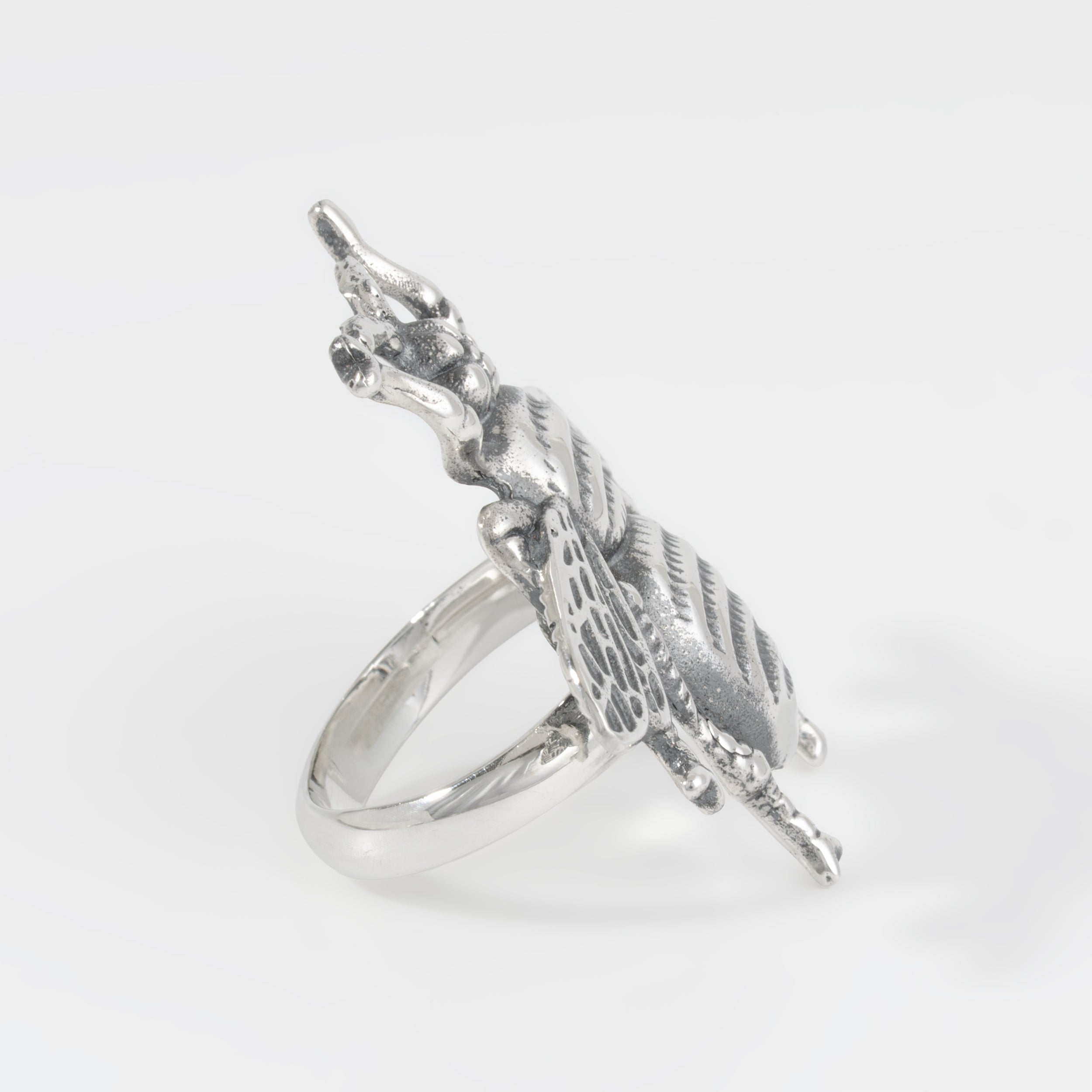 Sterling Silver Queen Bee Ring