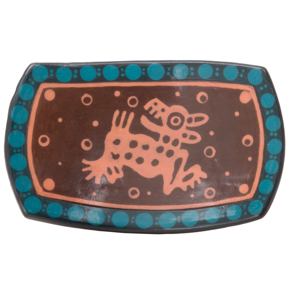 Zinapécuaro Rectangular Ceramic Trinket Dish