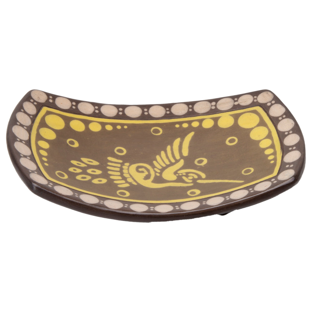 Zinapécuaro Rectangular Ceramic Trinket Dish