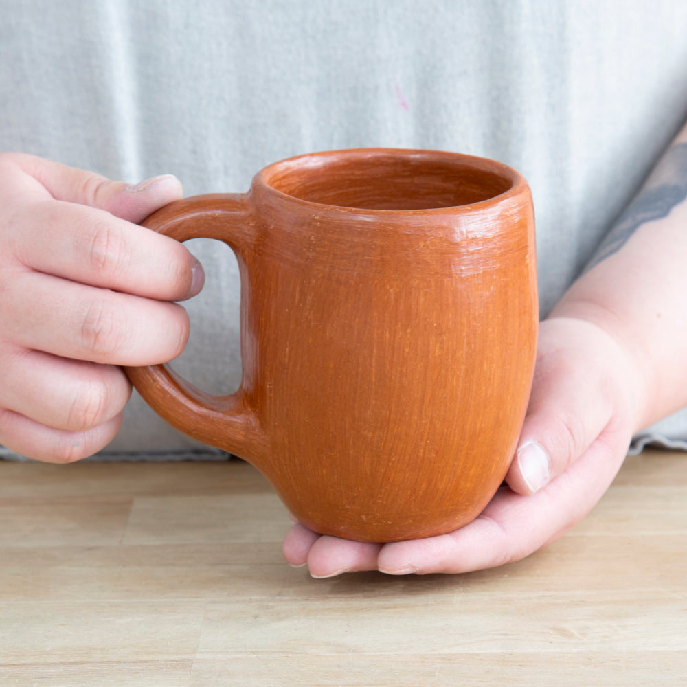 Red Clay Terracotta Mug