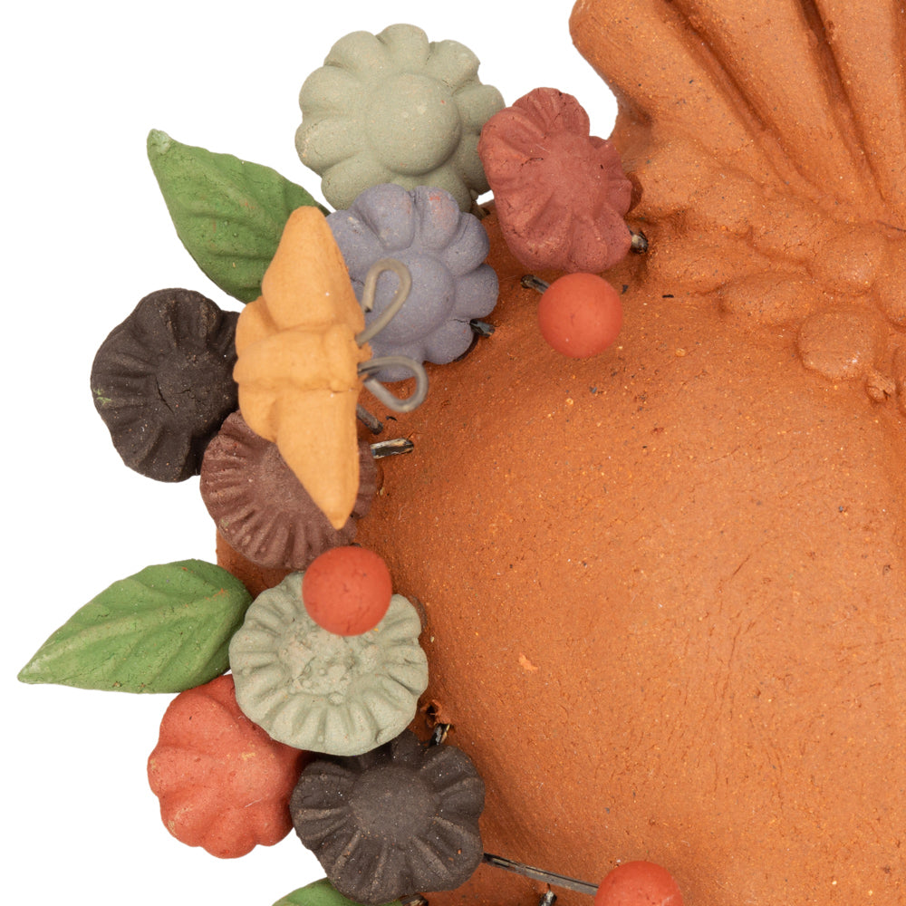 Sacred Heart Barro Pigmentado Clay Wall Art