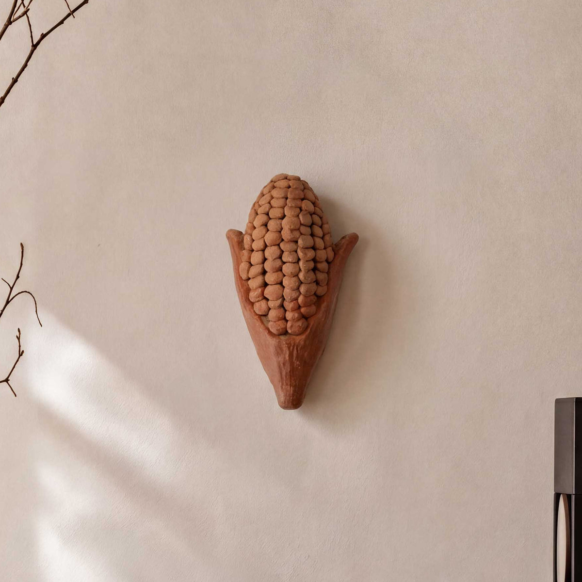 Barro Rojo Elote Maiz Wall Art Decor