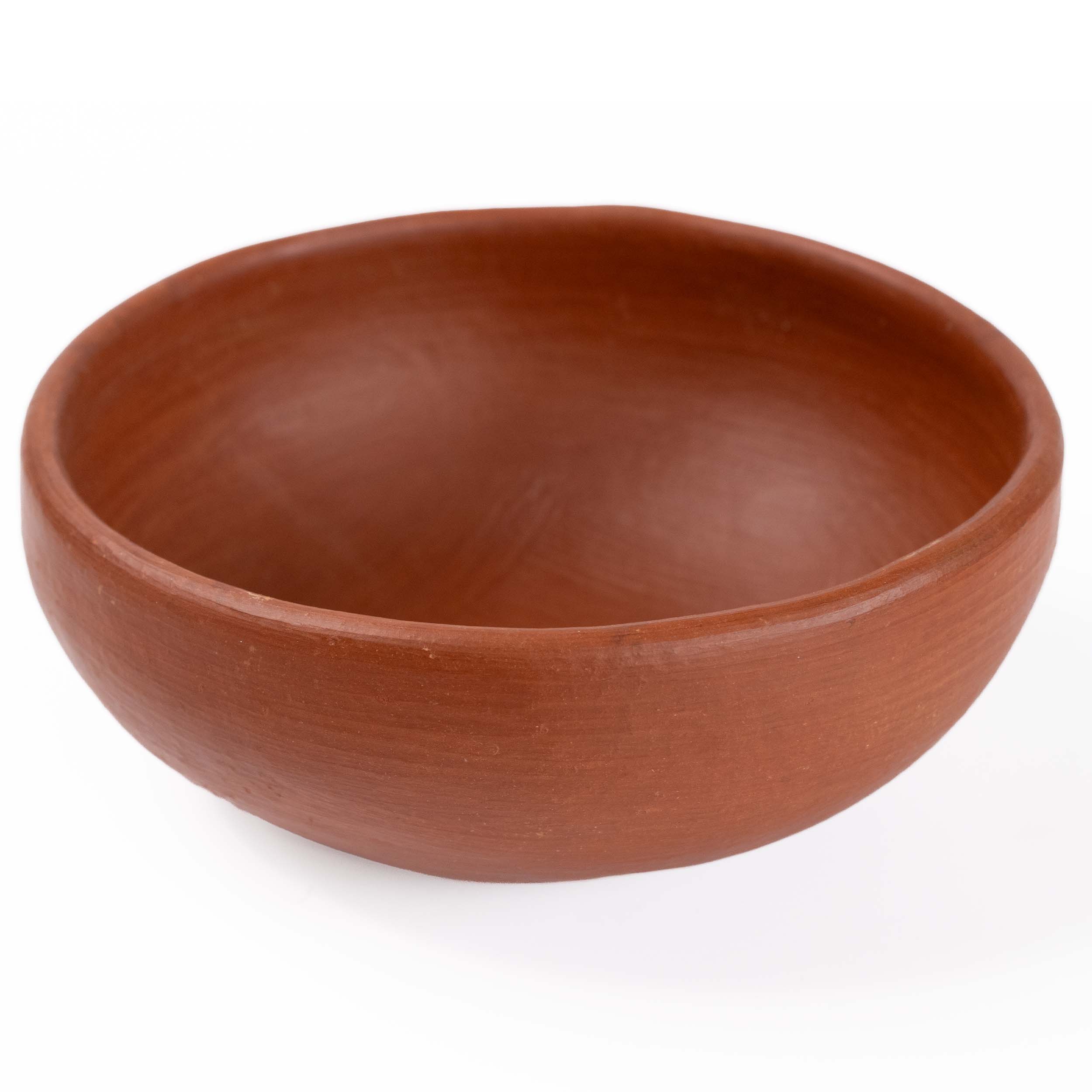 Red Clay Terracotta Cereal/Soup Bowl