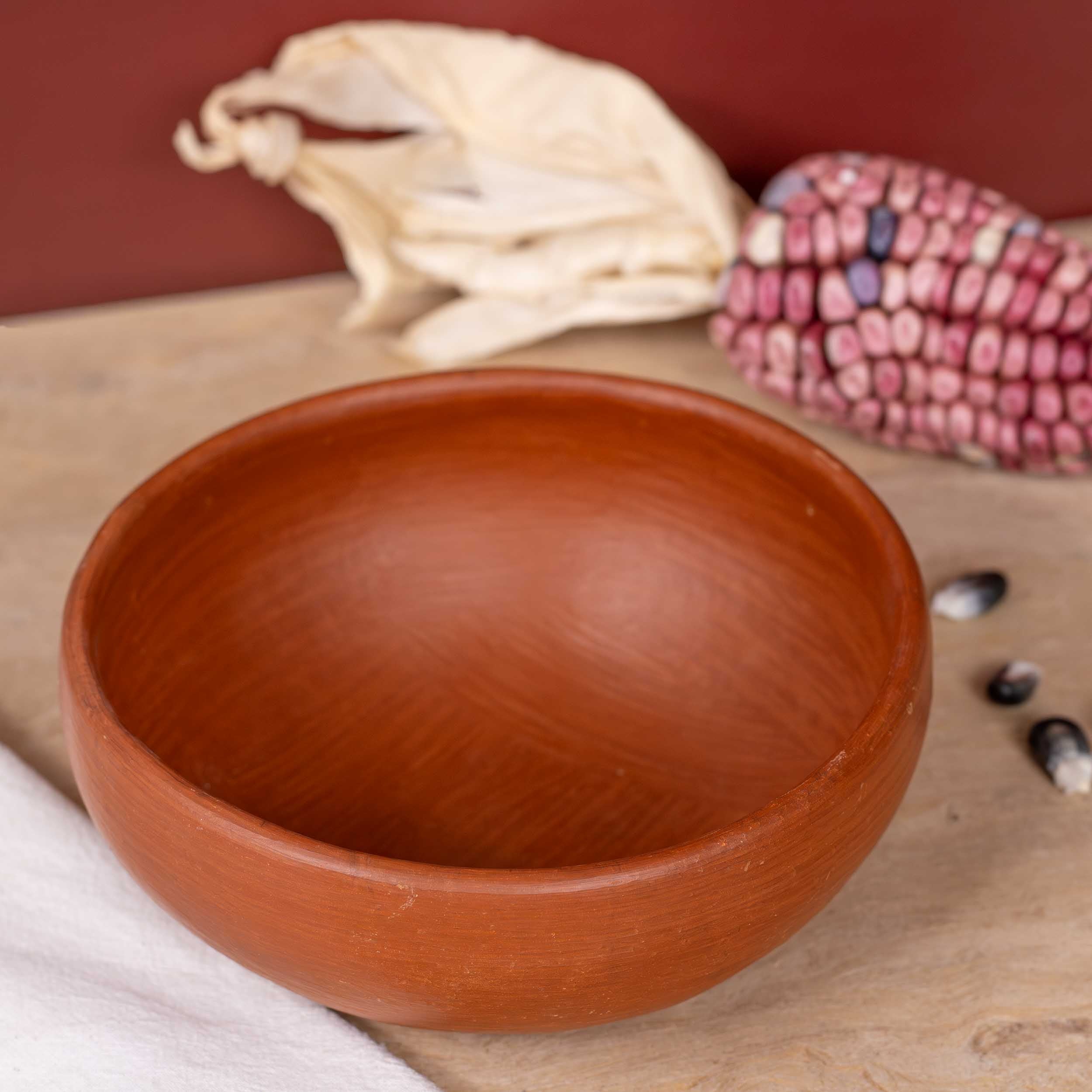 Red Clay Terracotta Cereal/Soup Bowl