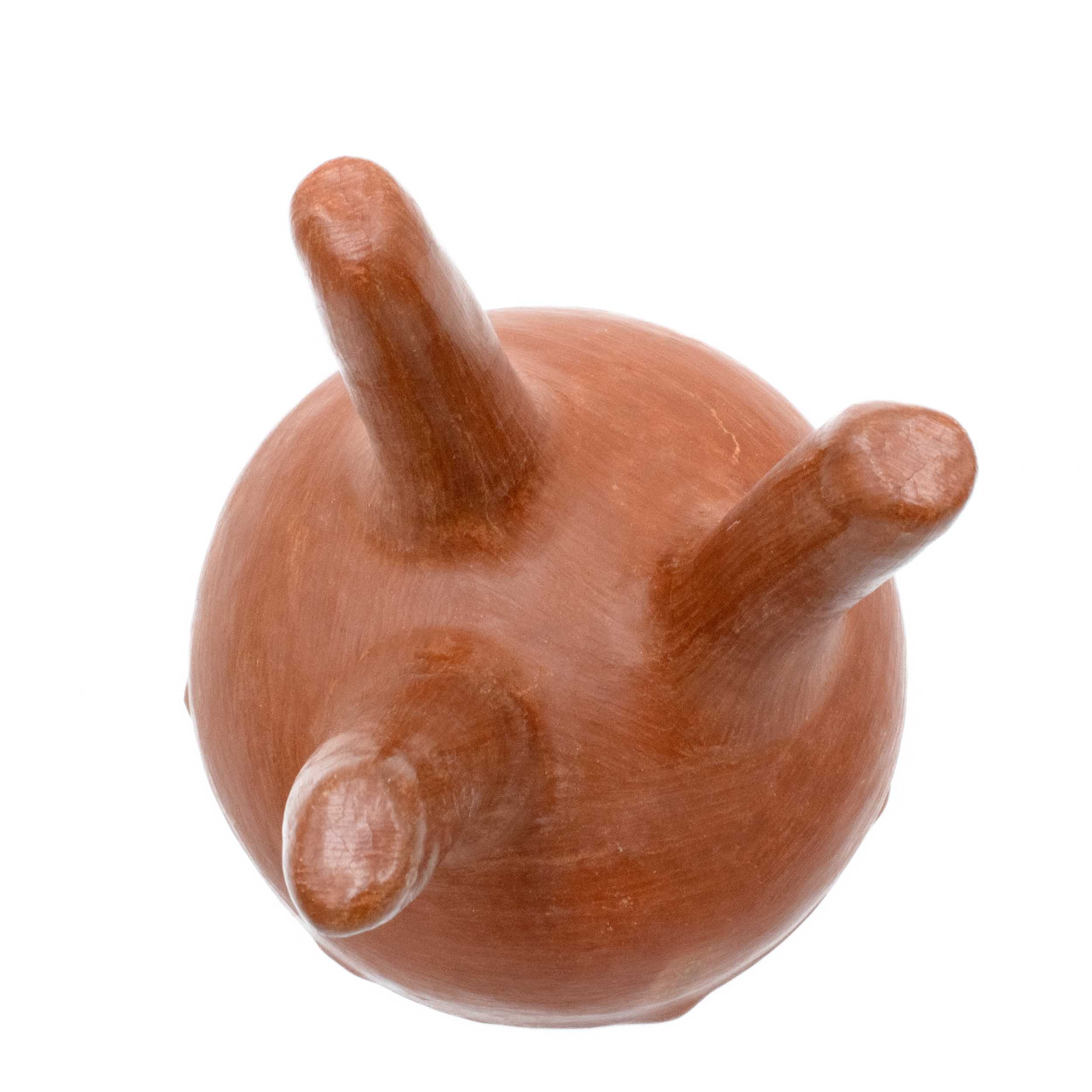 Red Clay Terracotta Copalera, Incense Burner