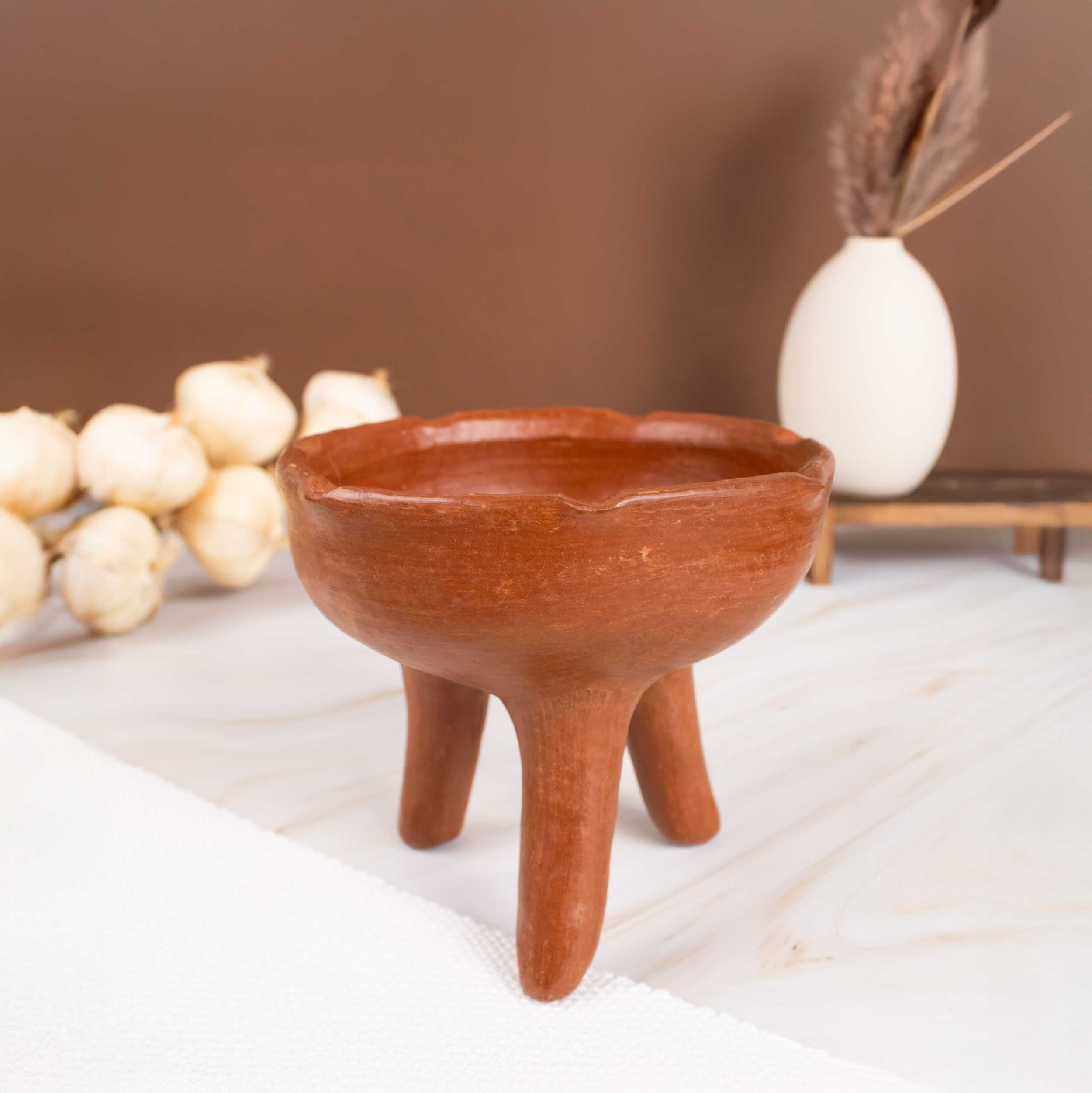 Red Clay Terracotta Copalera, Incense Burner