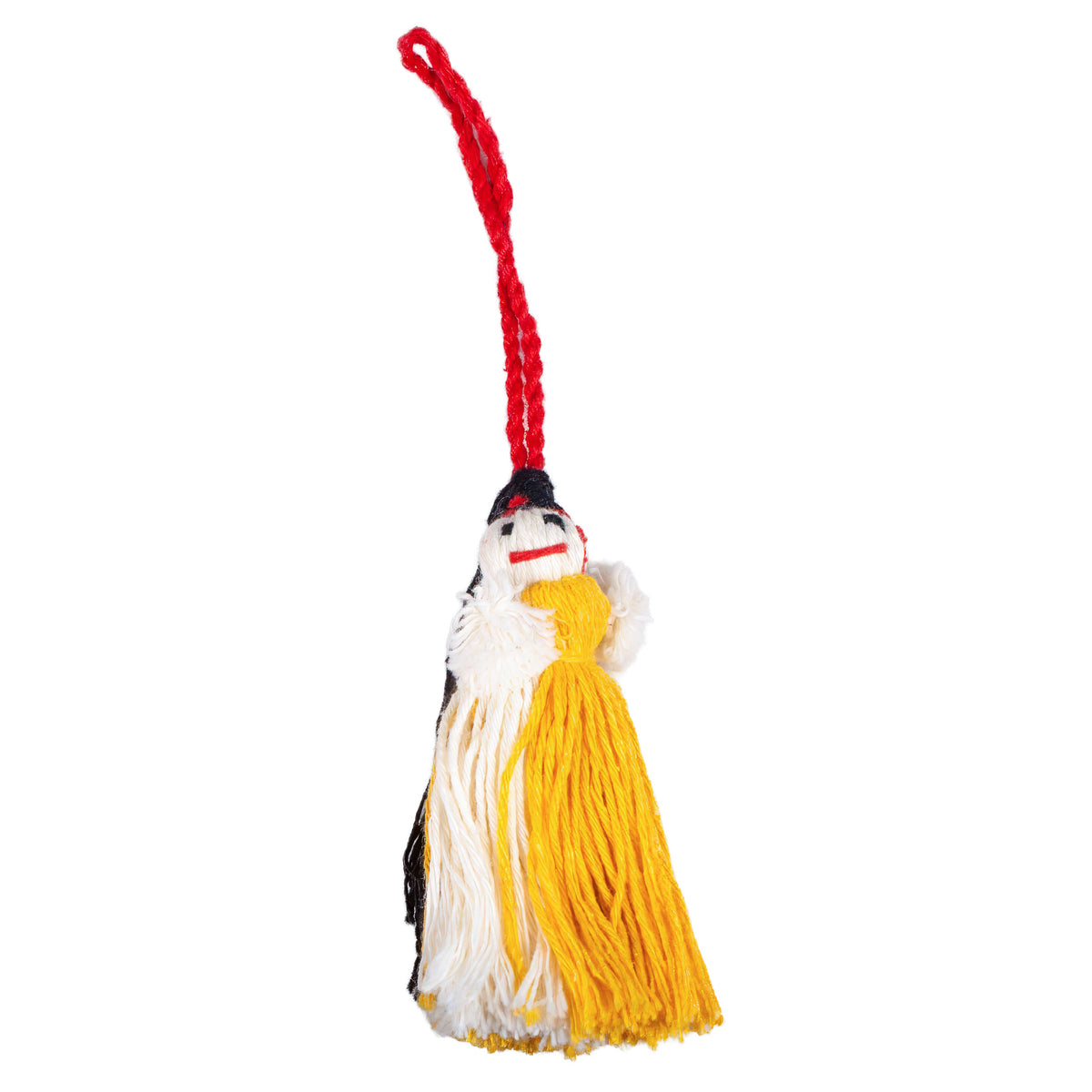 Mini Retazos Mexican Yarn Doll PomPom
