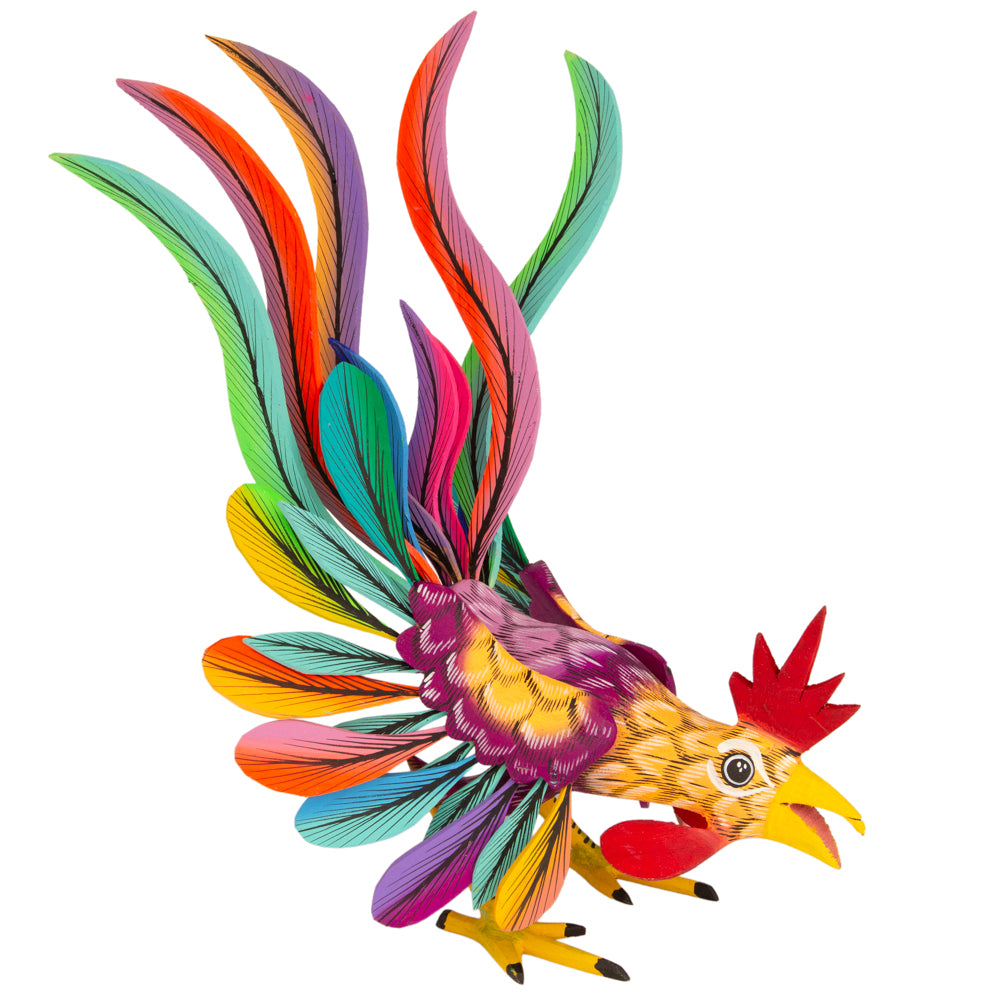 El Gallo Large Rooster Alebrije
