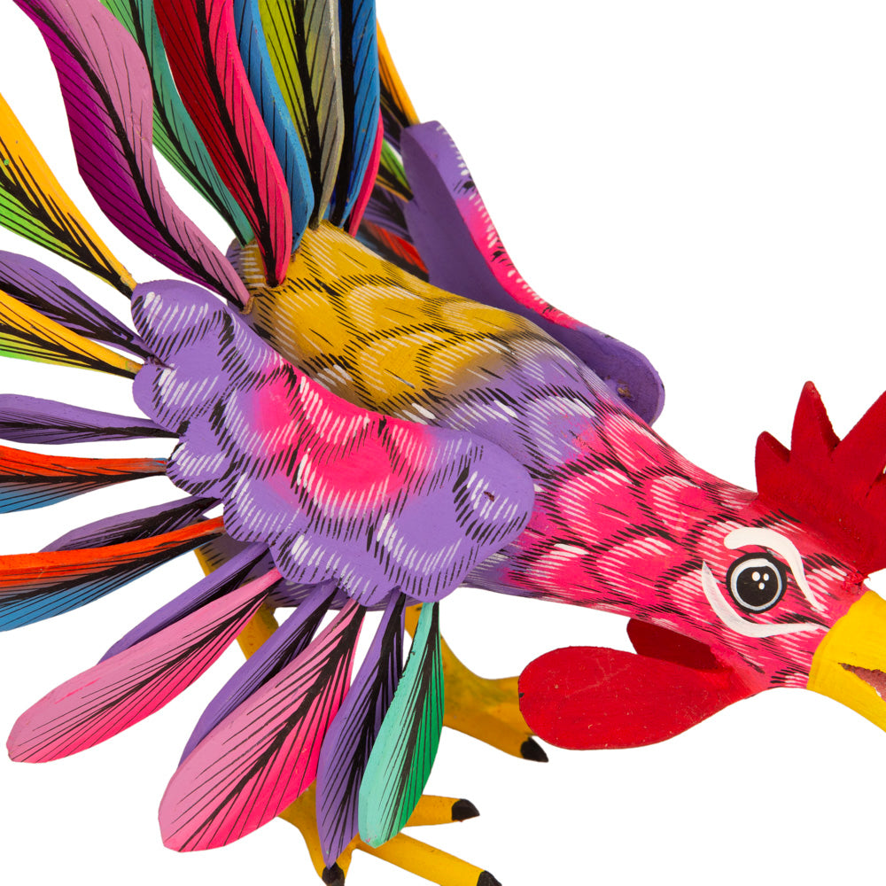 El Gallo Large Rooster Alebrije