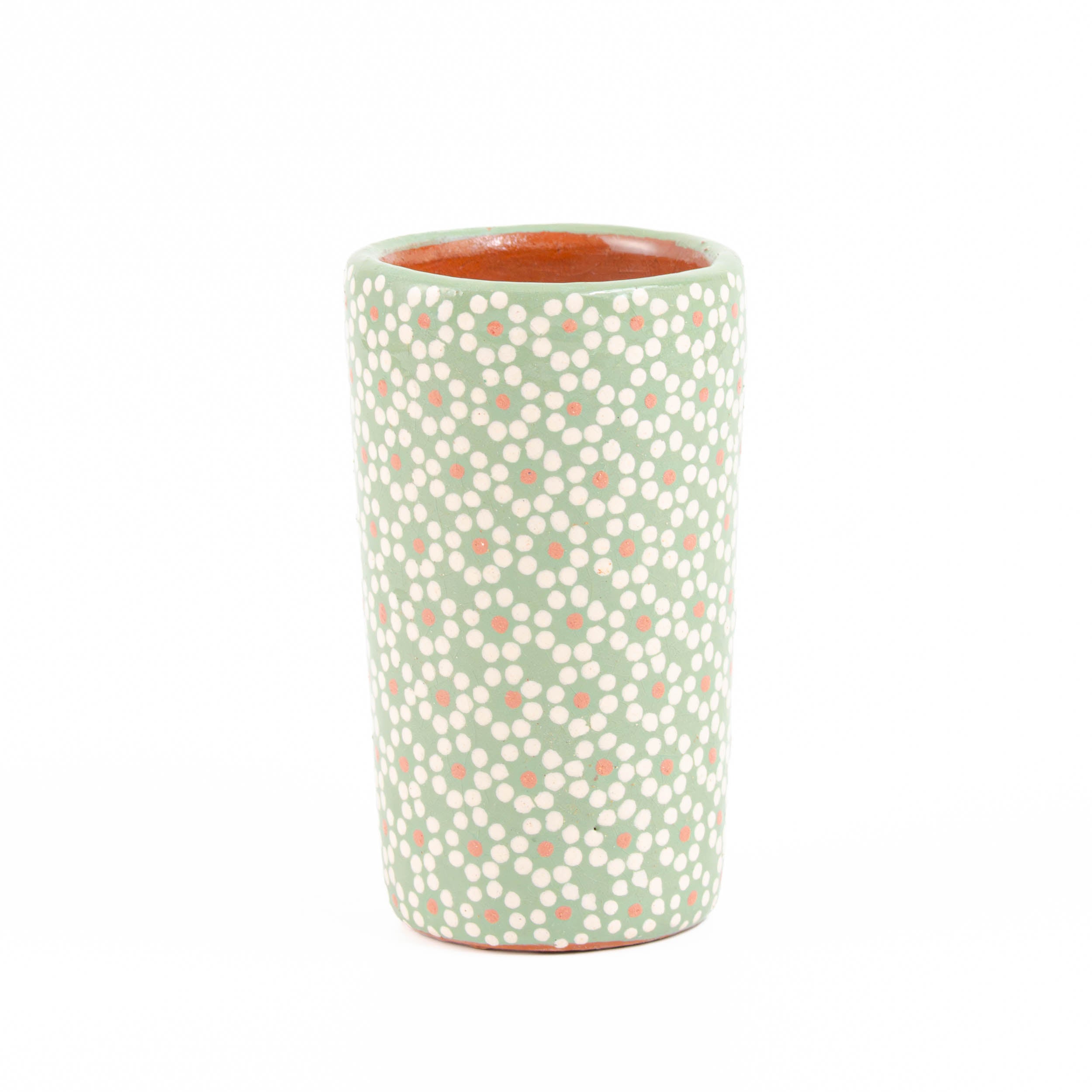 Capula Hand-Painted Clay Shot Glass