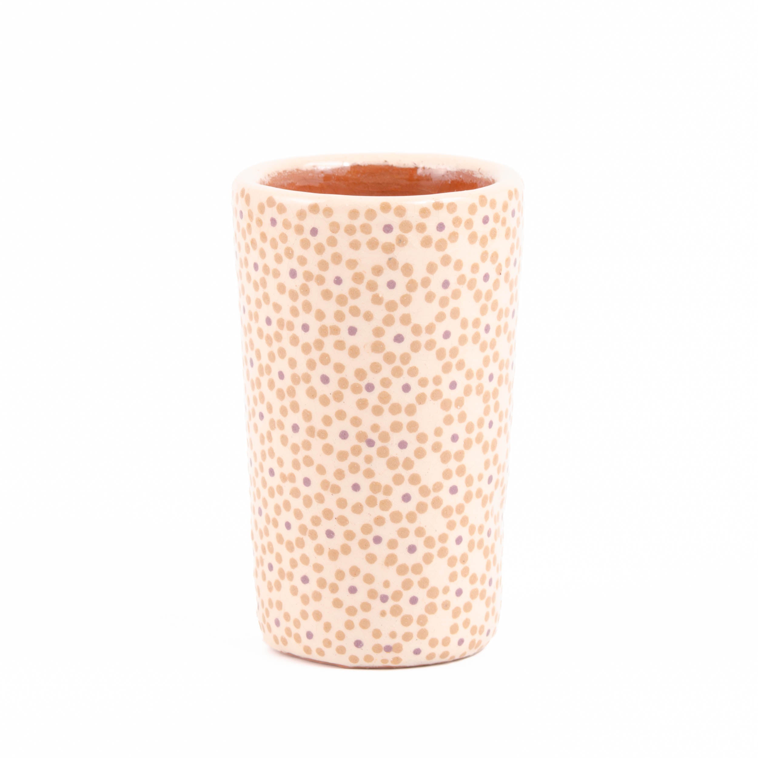 Capula Hand-Painted Clay Shot Glass
