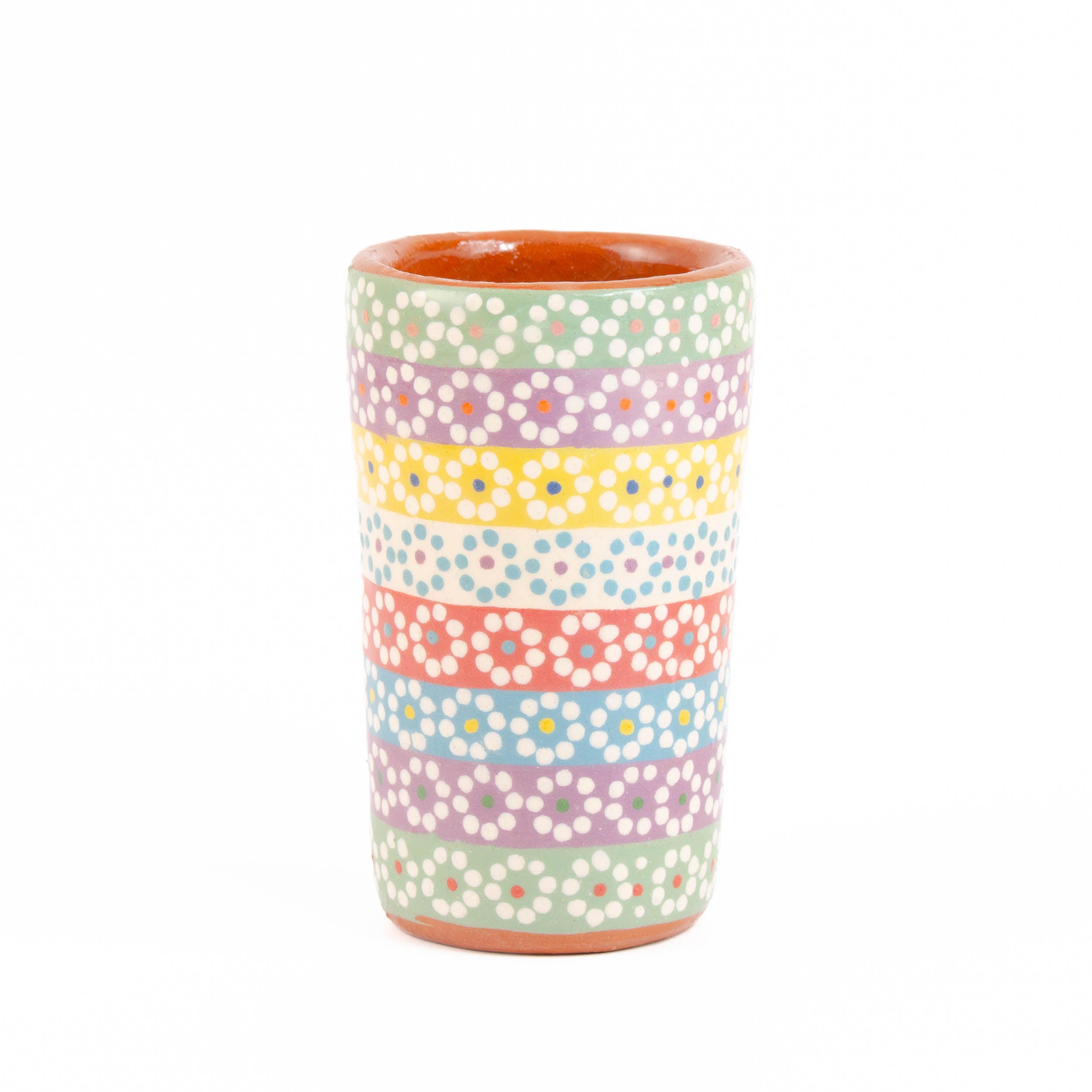 Capula Hand-Painted Clay Shot Glass