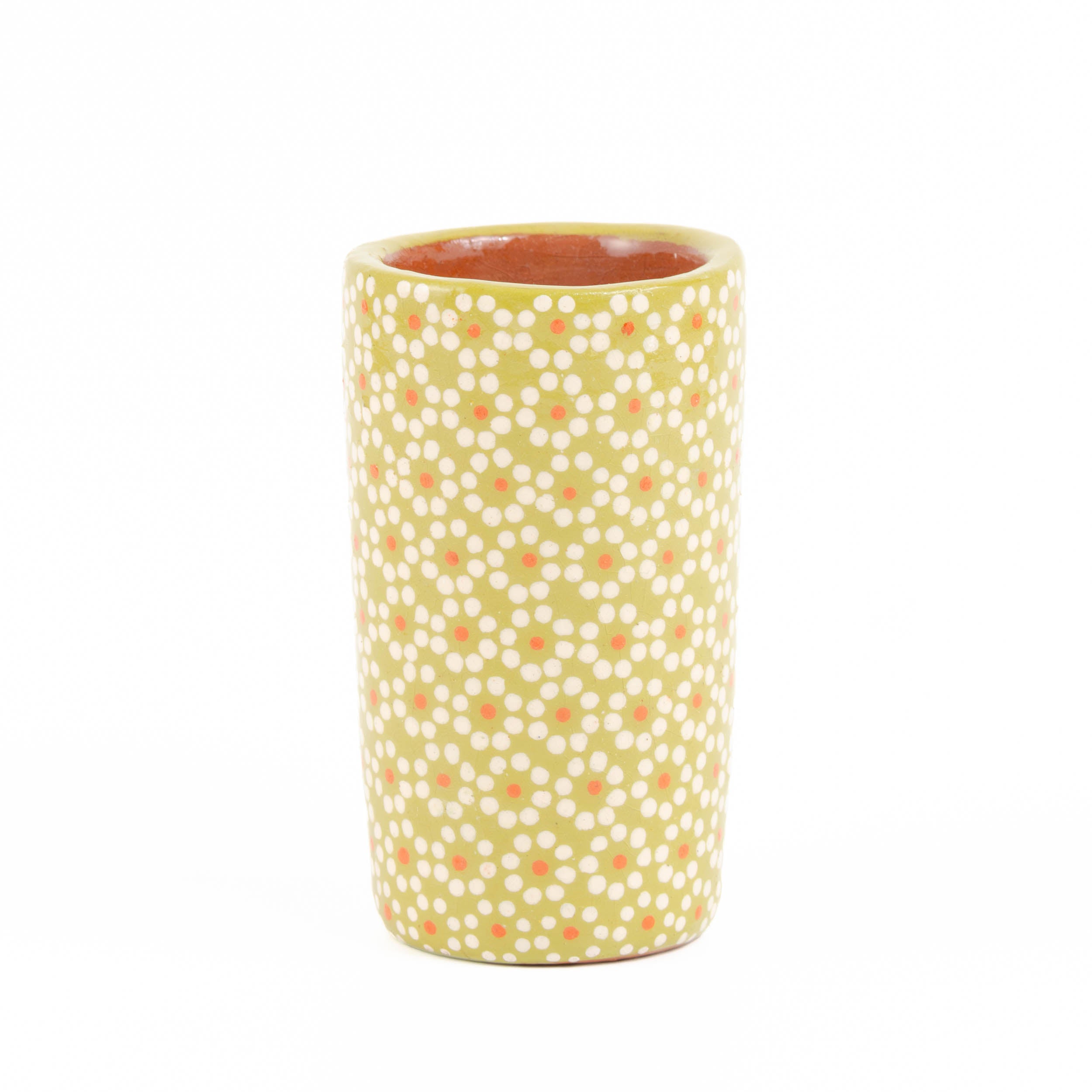 Capula Hand-Painted Clay Shot Glass