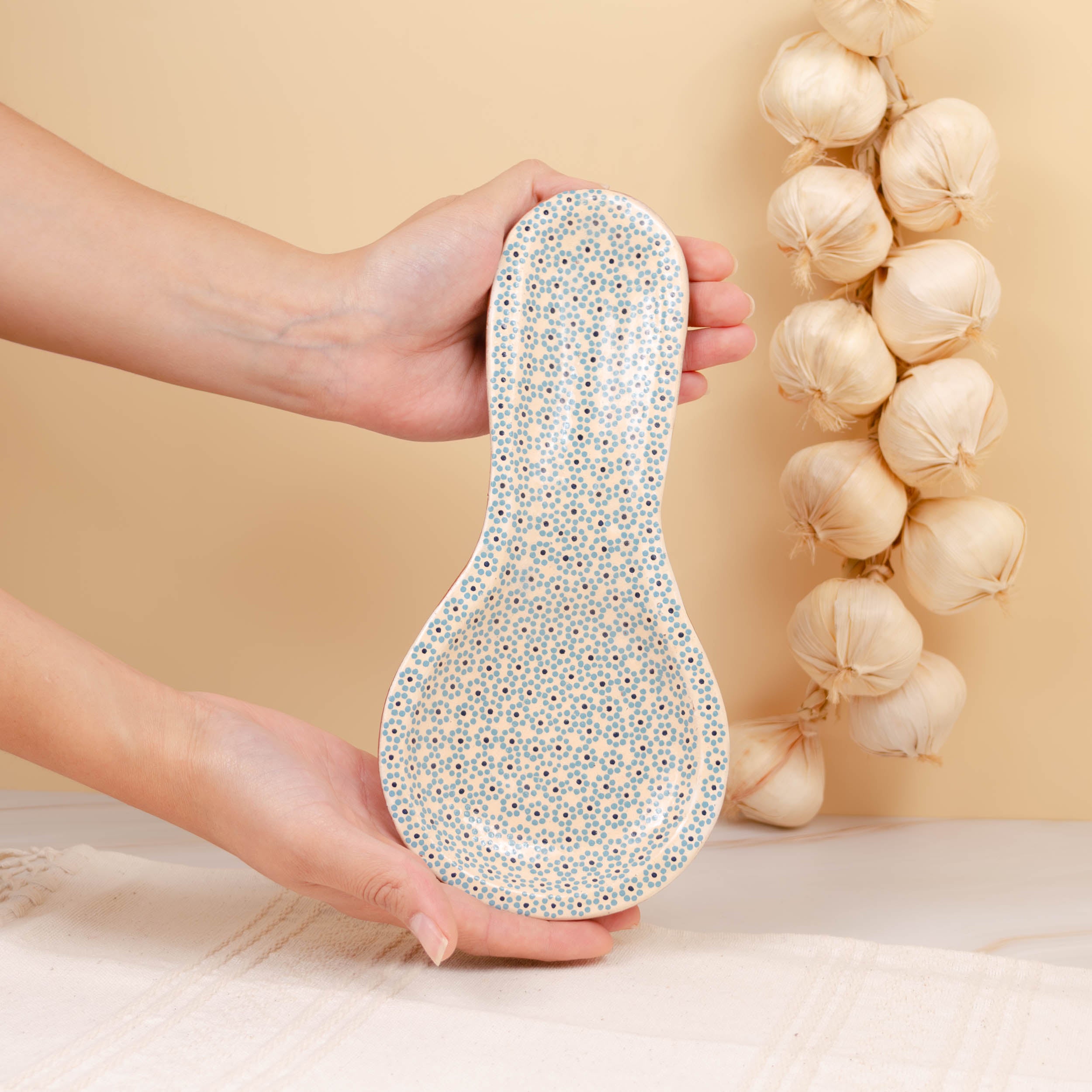 Capula Hand-Painted Spoon Rest