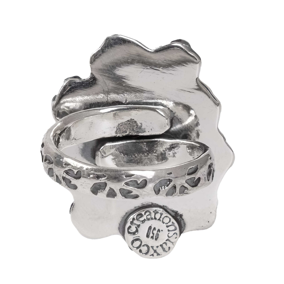 Sterling Silver Corazón Sagrado Garden Ring