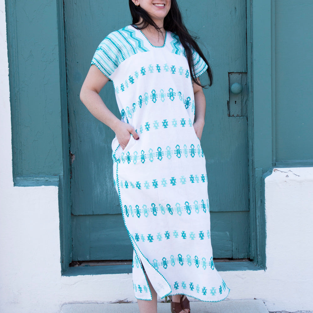 Colorado Amuzgo Huipil Long Dress