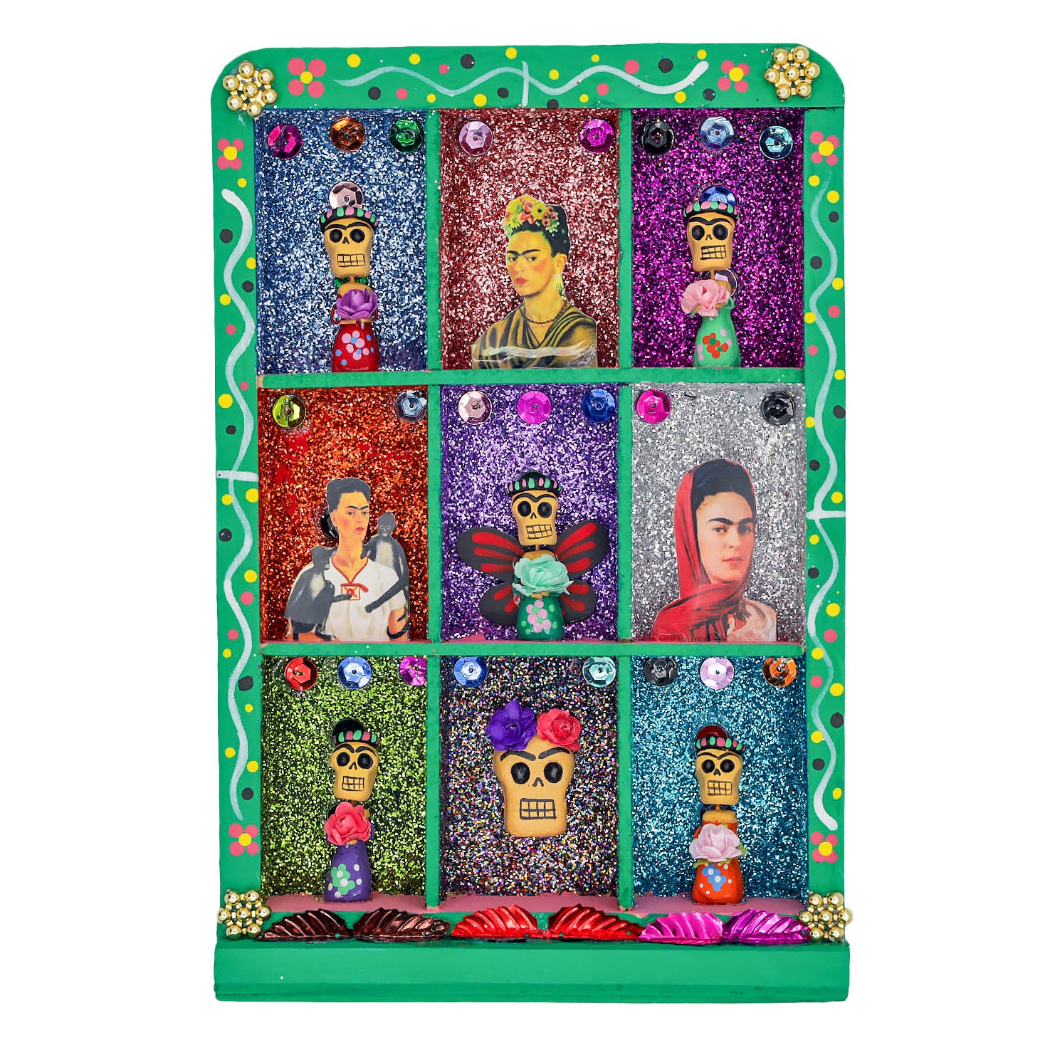 Frida Kahlo Day of the Dead Shadow Box