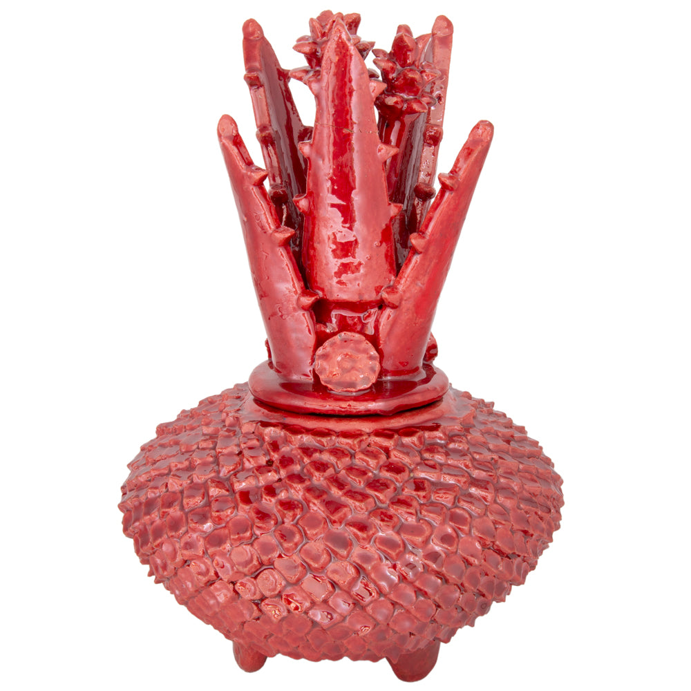 Piña Húngara Wide 10" Decorative Pineapple Sculpture