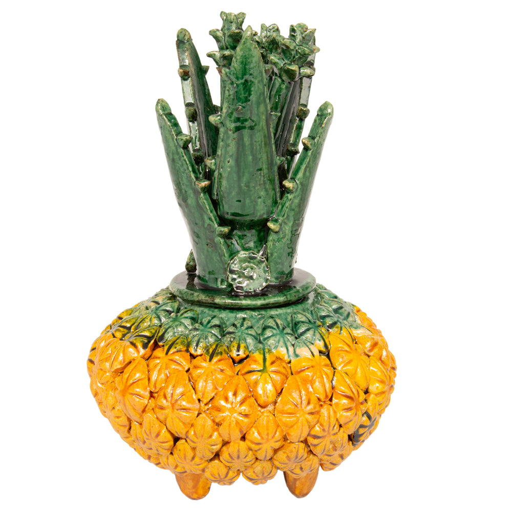 Piña Húngara Wide 10" Decorative Pineapple Sculpture