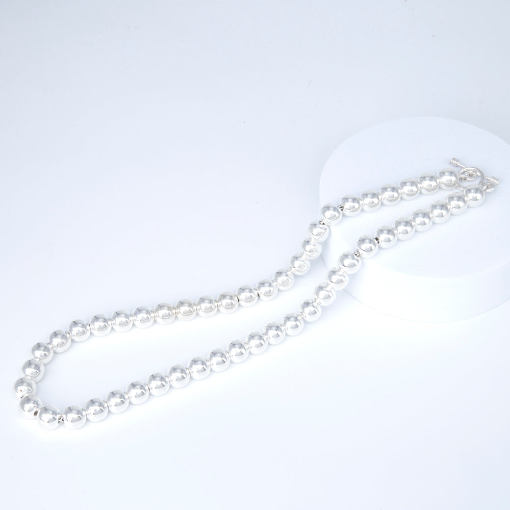 Sterling Silver Bolas Necklace