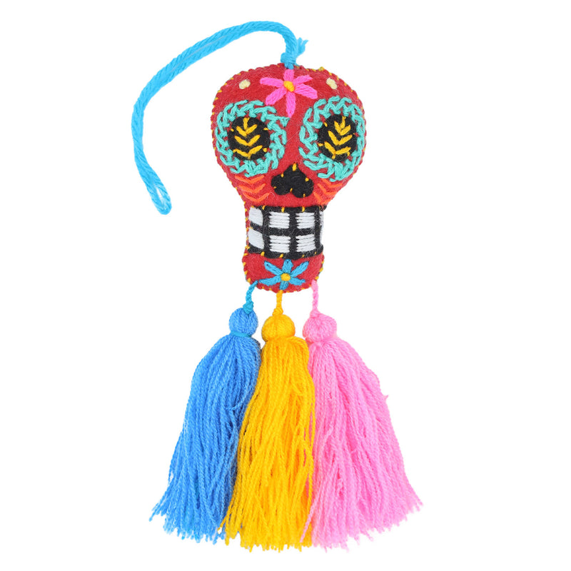 Large Calavera Pom Pom Tassels