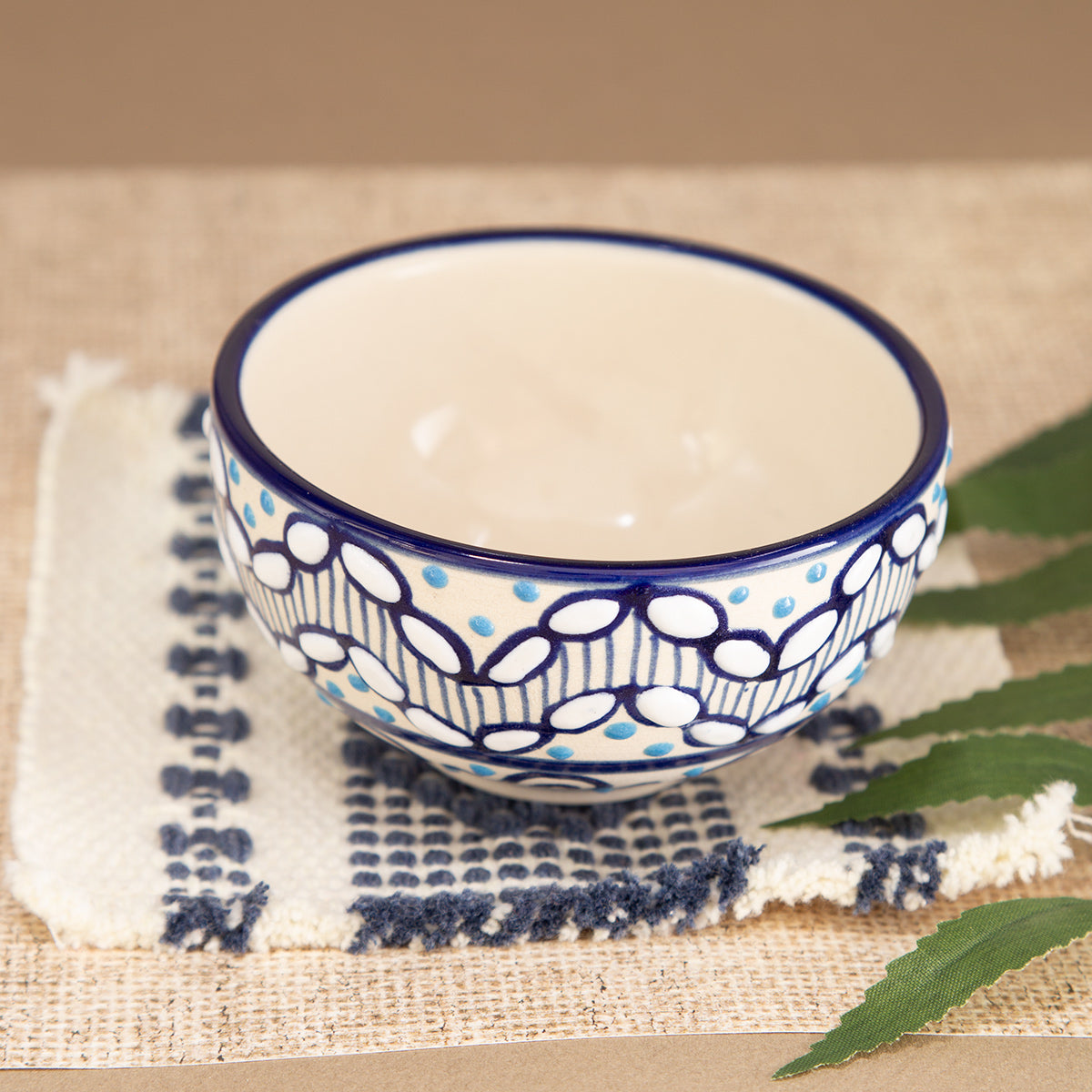 Coyoacán Hand-Painted Ceramic Mini Bowl