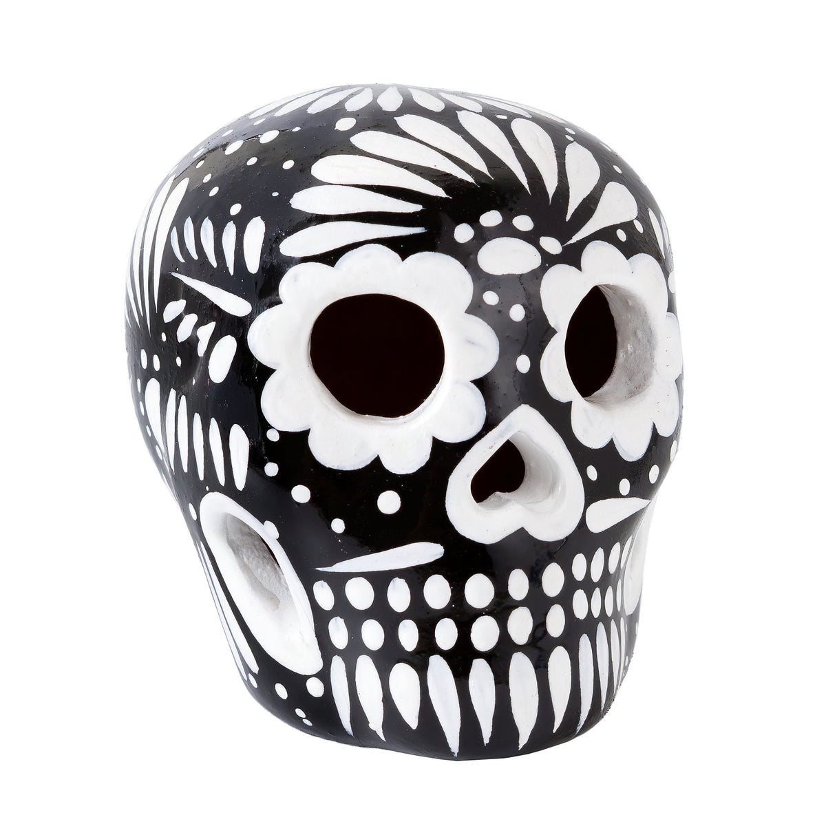 Hand Painted Clay Sugar Skull, Calaveras