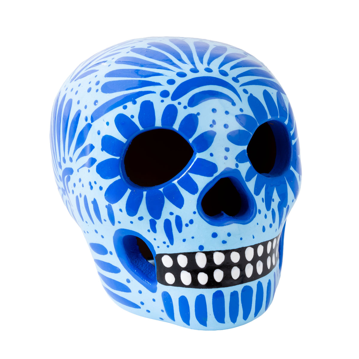 Hand Painted Clay Sugar Skull, Calaveras