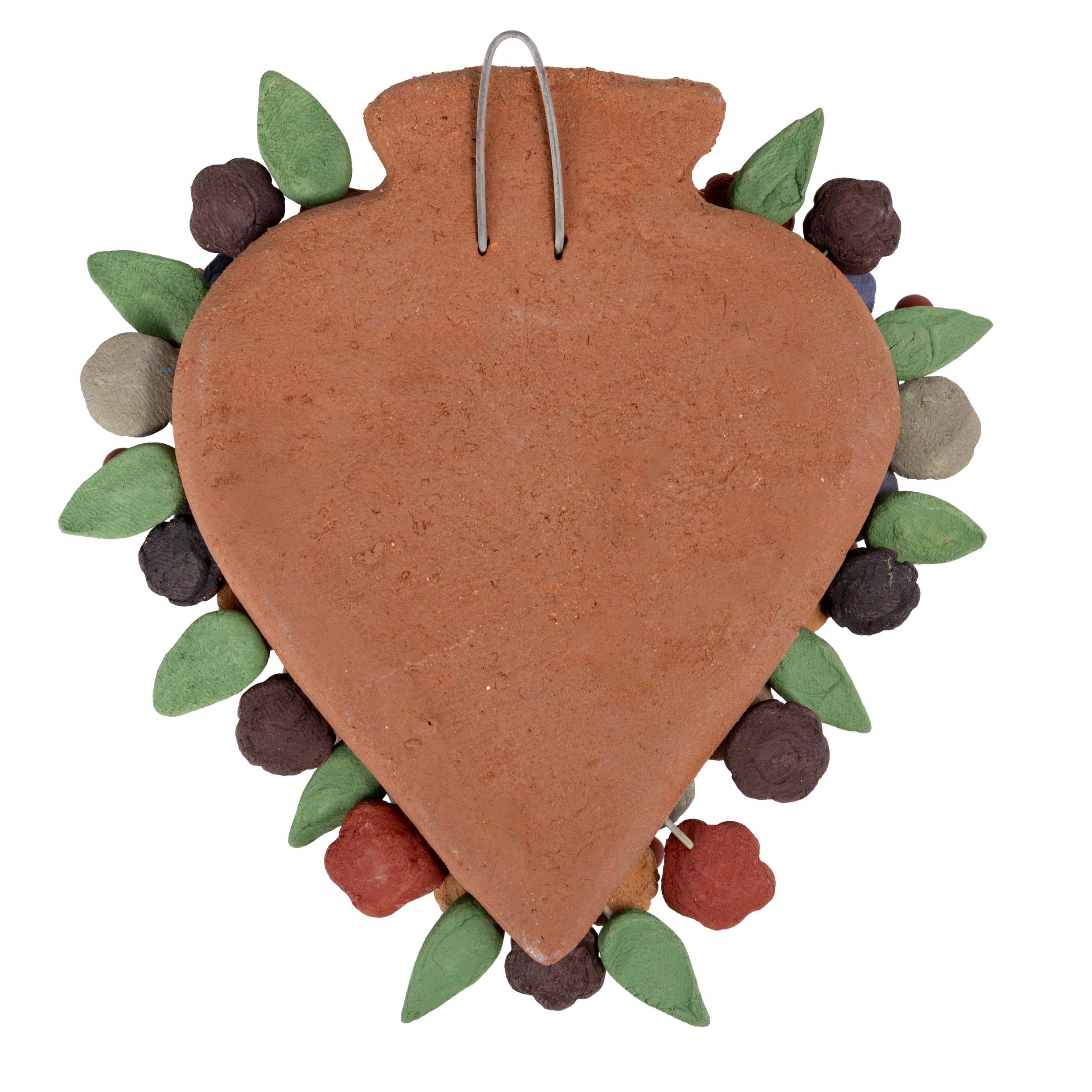 Sacred Heart Barro Pigmentado Clay Wall Art