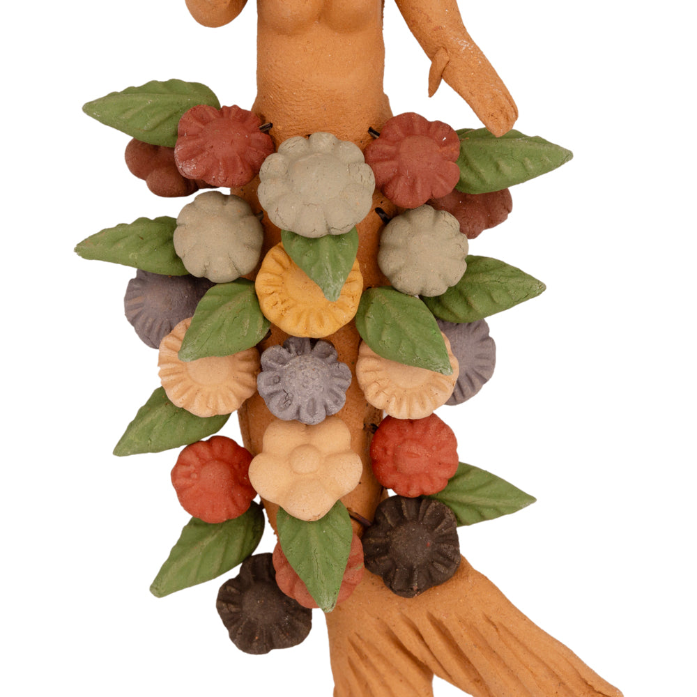 Sirena de Barro Pigmentado Clay Wall Art