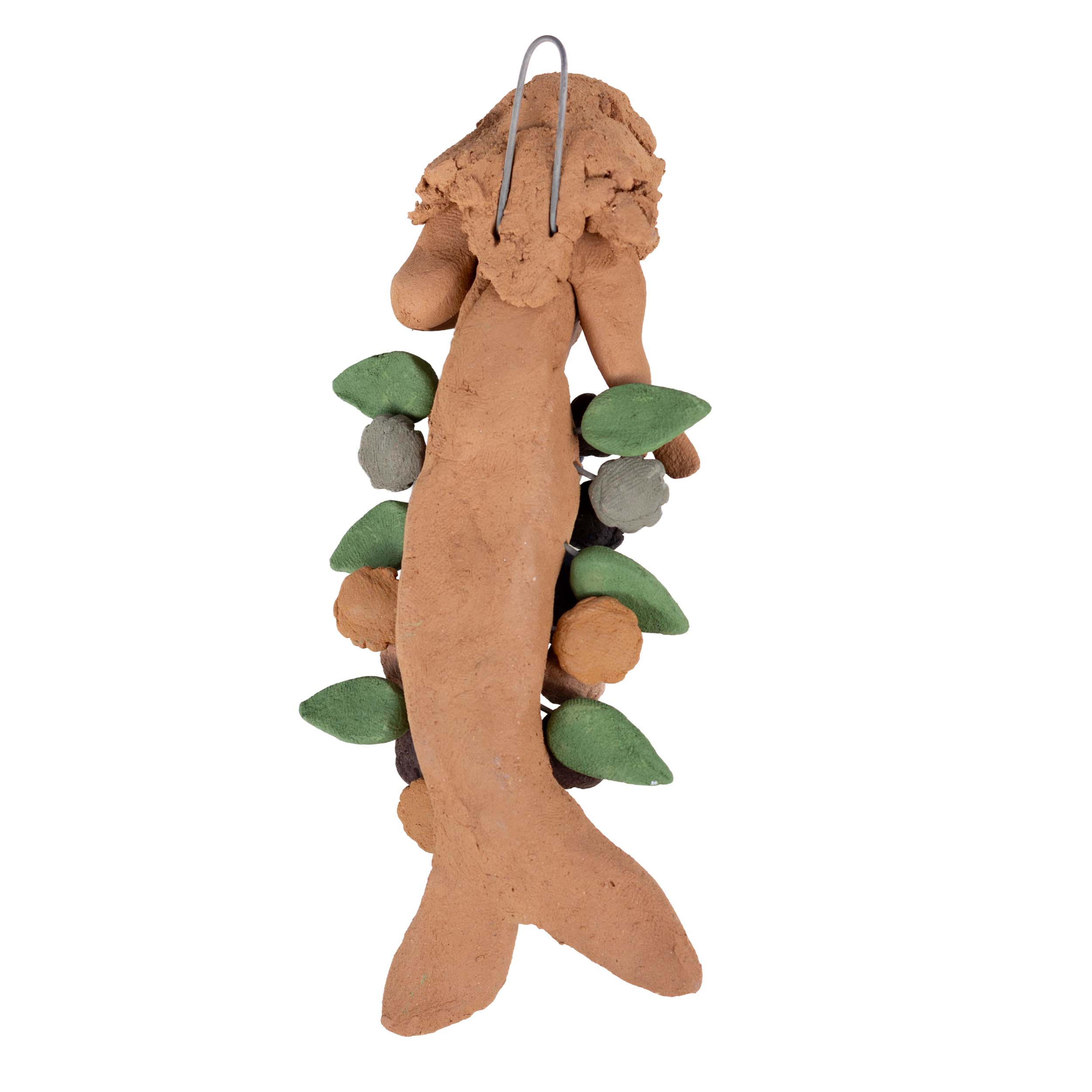 Sirena de Barro Pigmentado Clay Wall Art